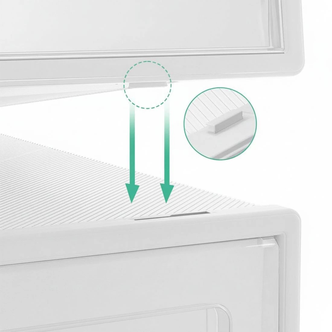 6 Artiss Shoe Box Rack DIY Set of 24 Stackable Clear Storage Easy Clean Closet Space Saving Easy Assembly - White, 6 of 8