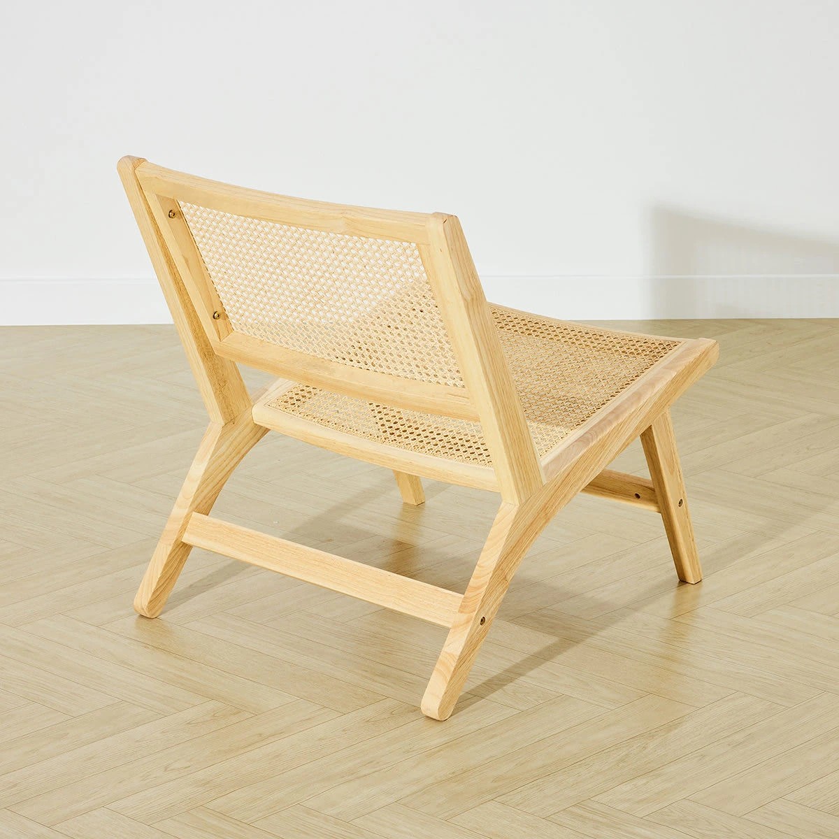 6 Timber Rattan Lounge Chair, 6 of 10
