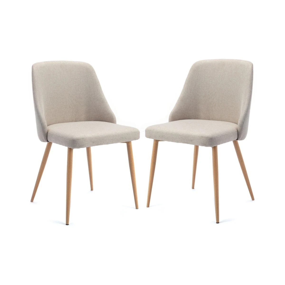 1 Set of 2 Luxe Chairs, 1 of 10