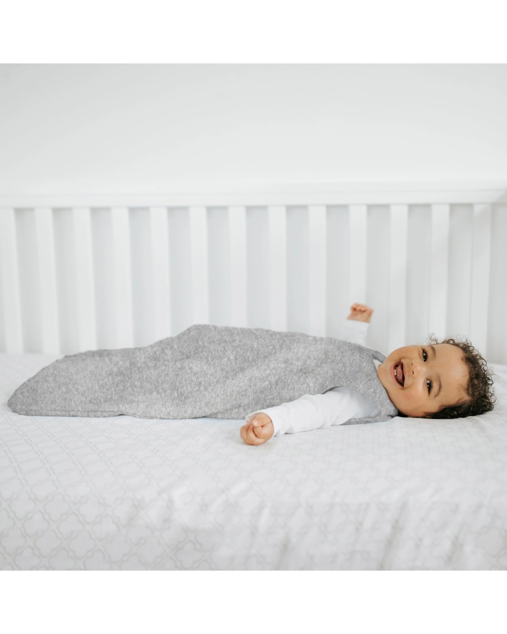 4 Halo Sleepsack Infant Cotton Bedding 0.5 Tog Sleeveless Hip Heather - Grey, 4 of 6