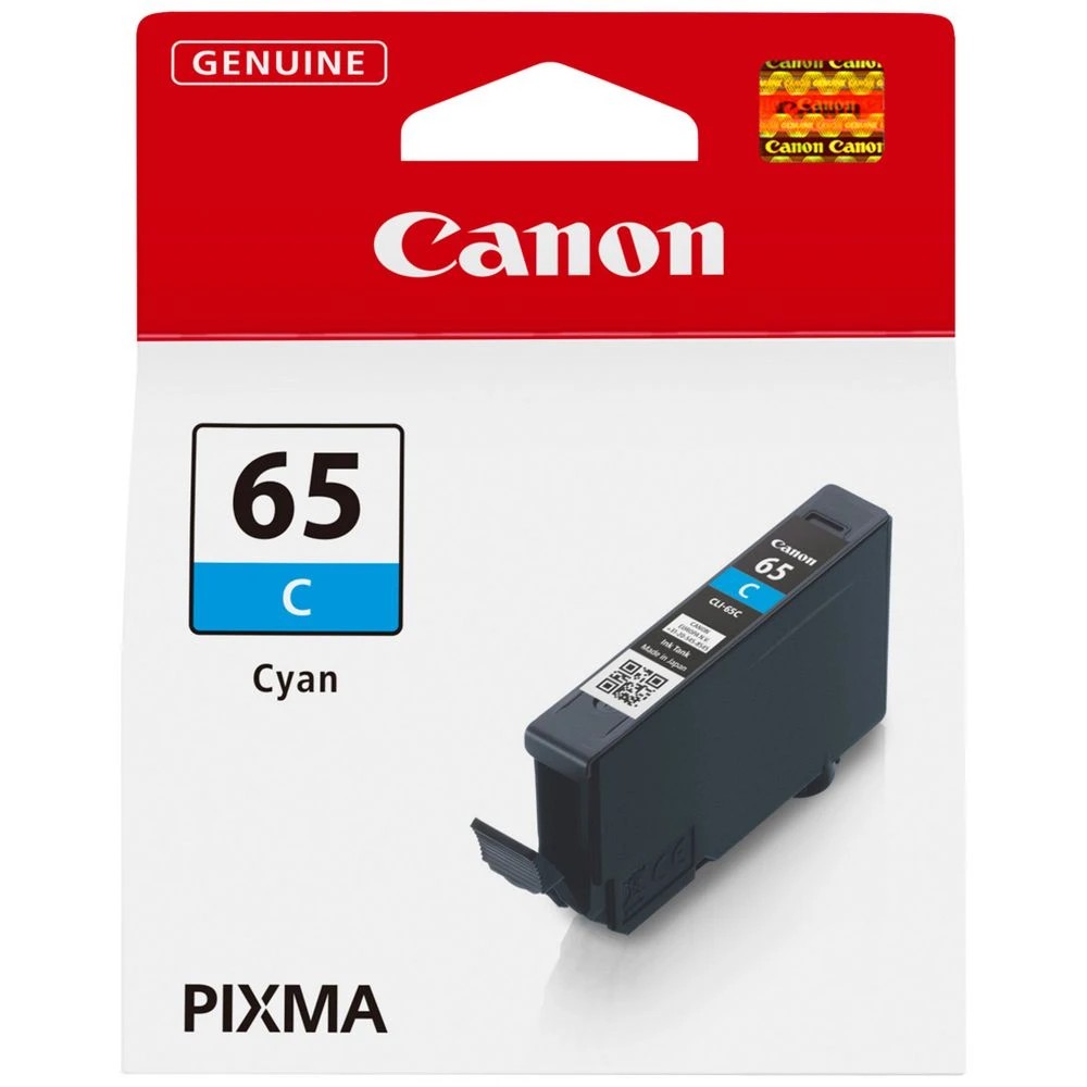 1 Canon CLI65 Ink Cartridge Cyan, 1 of 3