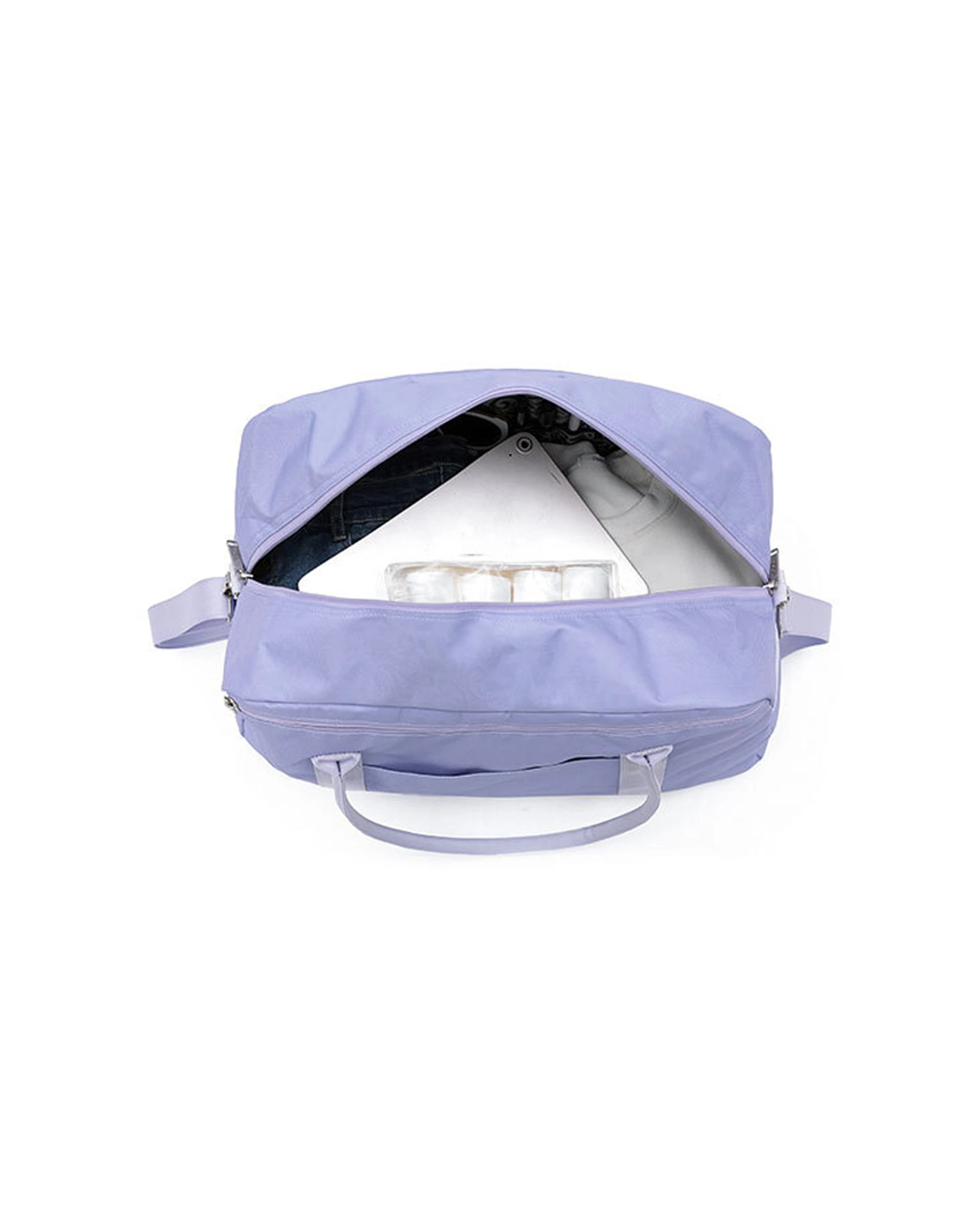 3 Tosca Cabin Fashion Weekender/Overnight Stay Tote Bag - Purple, 3 of 3