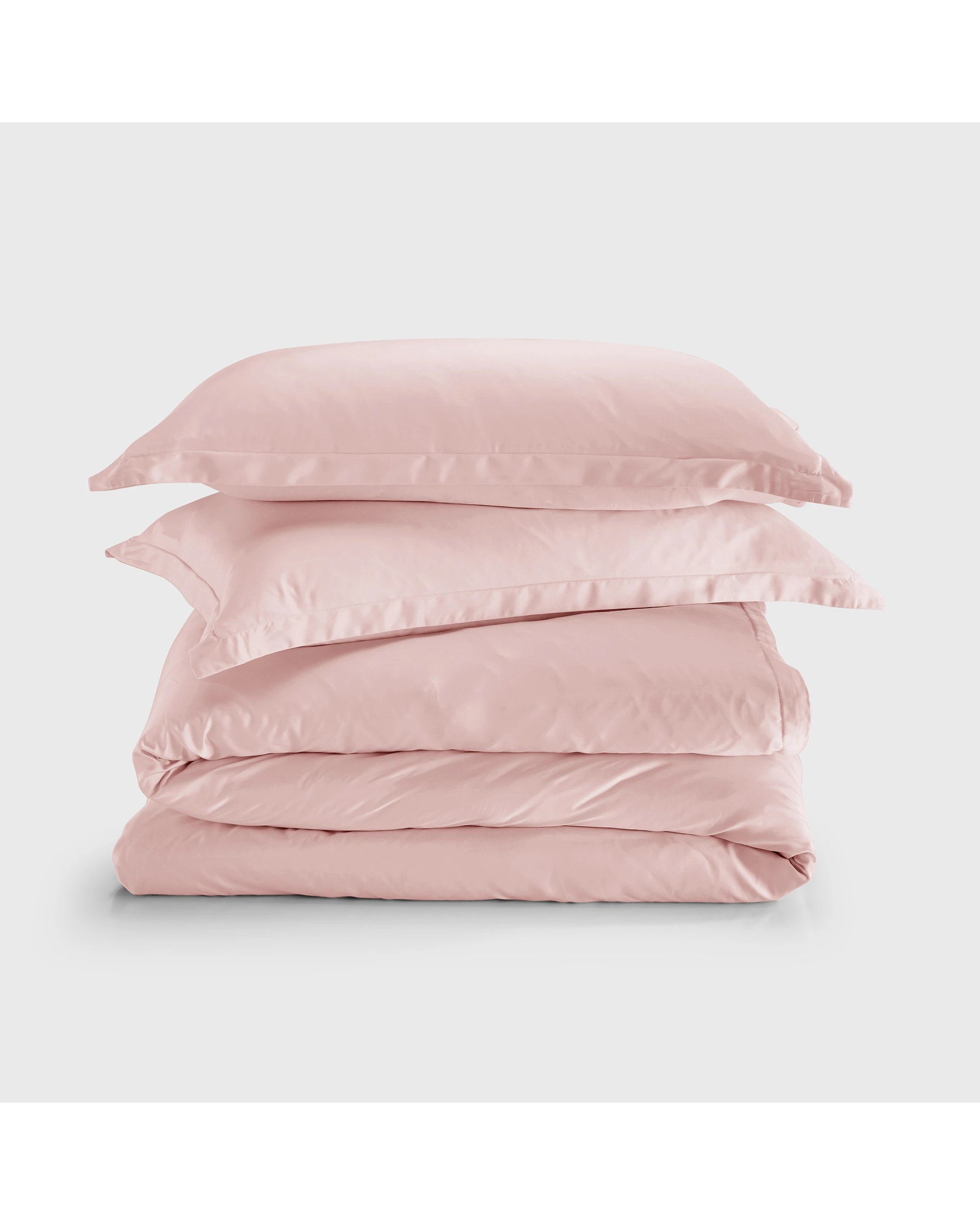 6 Natural Home 400TC 100% Bamboo Sateen Tailored Quilt Cover Set - Super King Bed - Blush Pink, 6 of 7