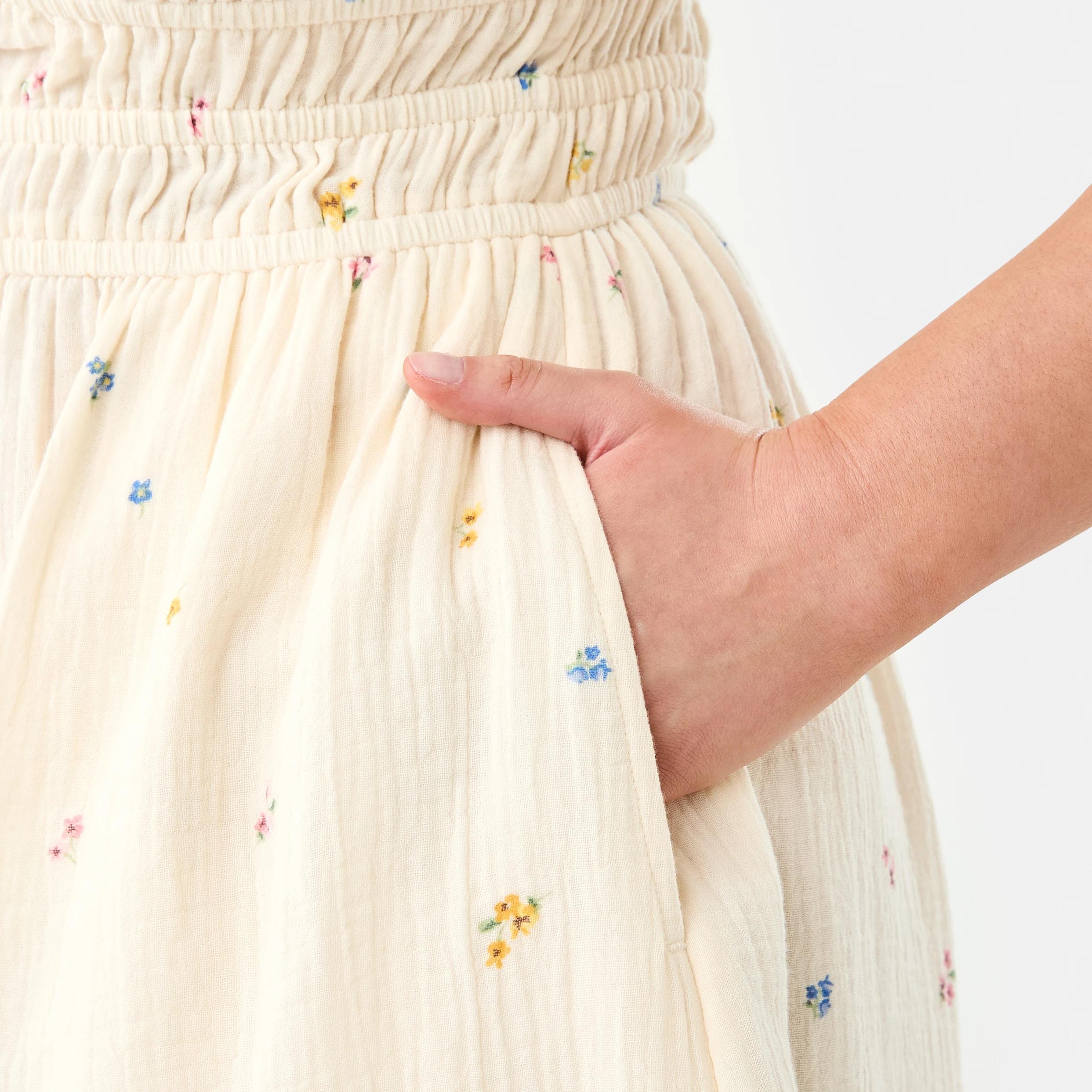 8 Short Puff Sleeve Mini Dress Tiny Ditsy, 8 of 10