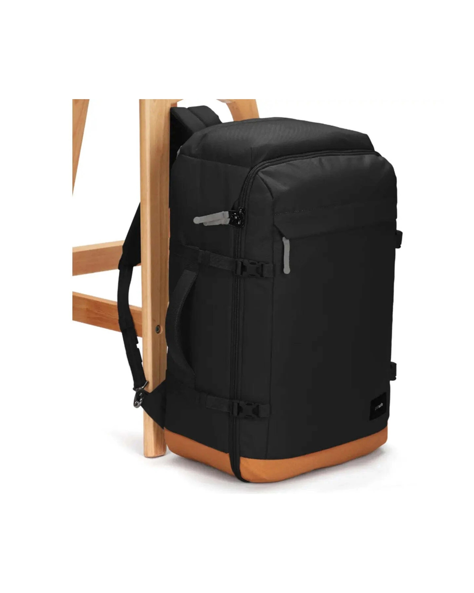 7 Pacsafe GO 44L Anti-Theft Carry-On Backpack Lockable Compartments Jet - Black, 7 of 9