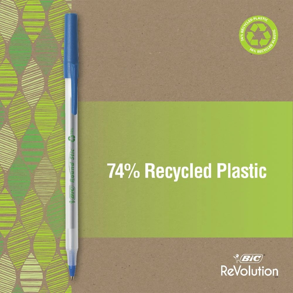 5 BIC Round Stic ECOlutions Ballpoint Pens 50 Pack Black, 5 of 5