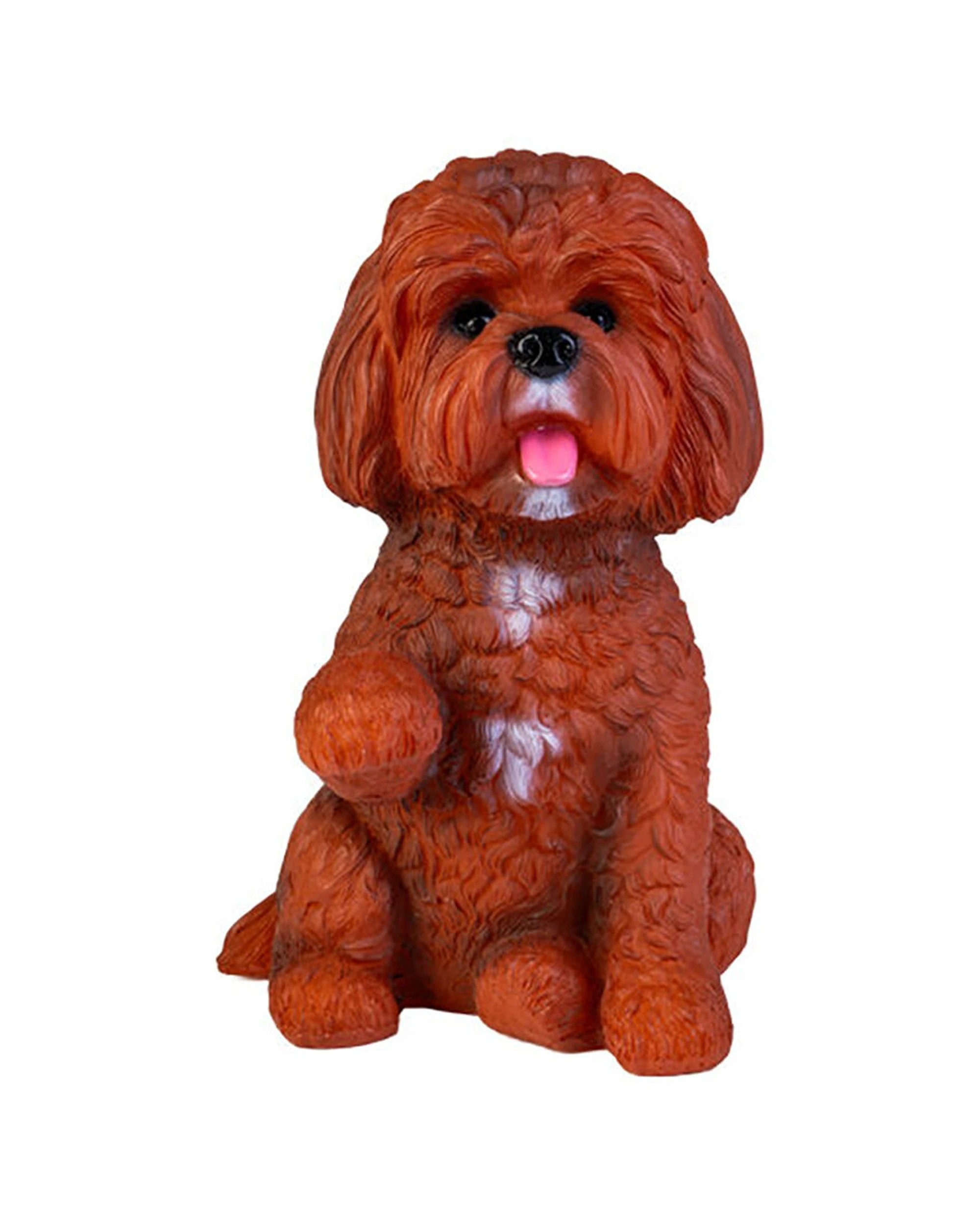 3 MDI Aus Table Lamp Night Light Bedroom Decor Kids Children Poodle Dog LED Soft Glow - Brown, 3 of 5