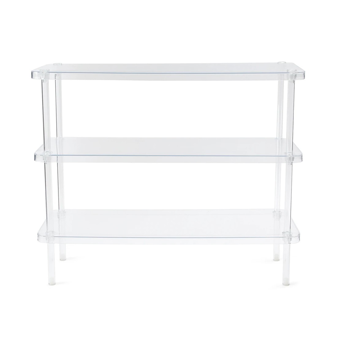 3 3 Tier Clear Shoe Rack, 3 of 5
