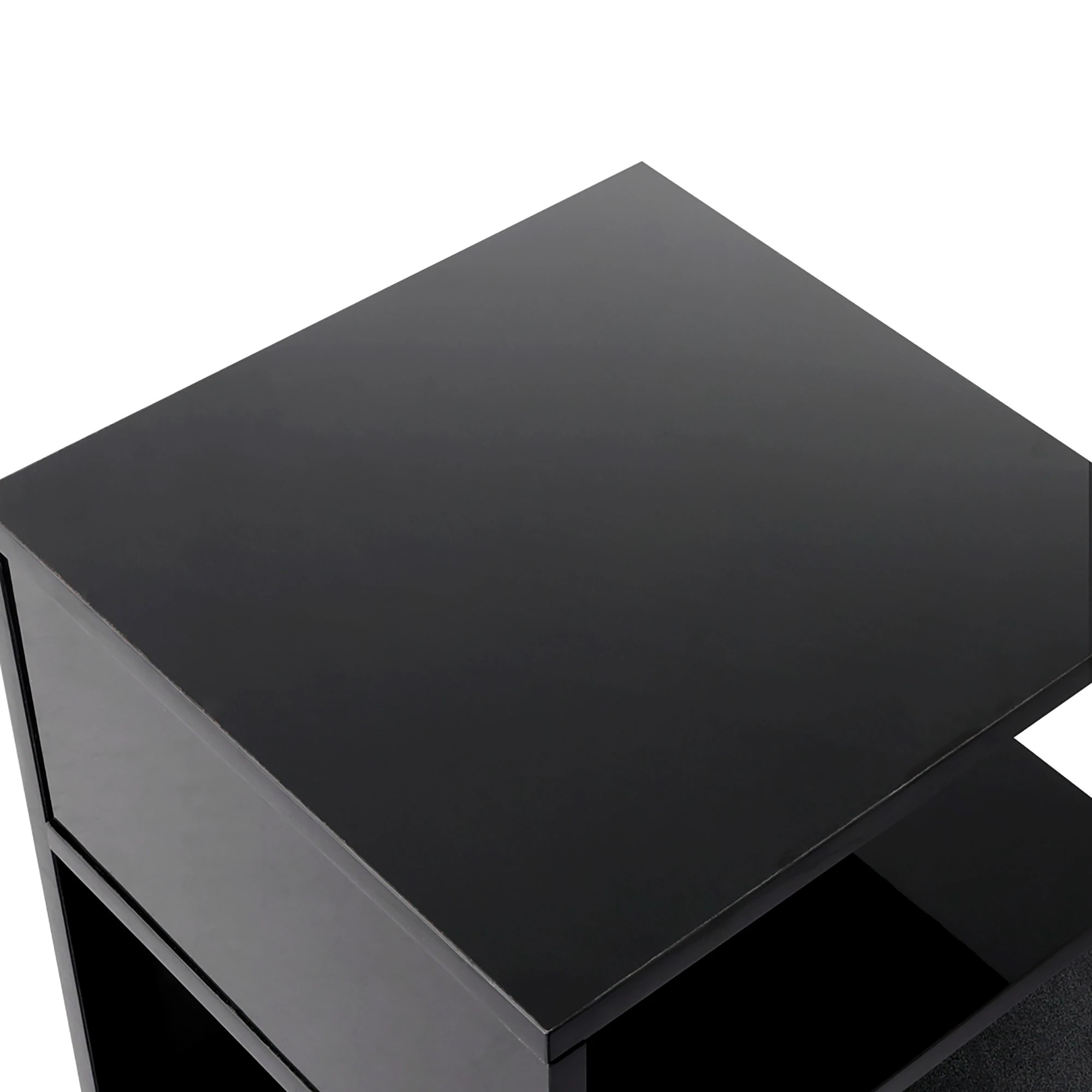 3 Levede Bedside Tables - Black, 3 of 4