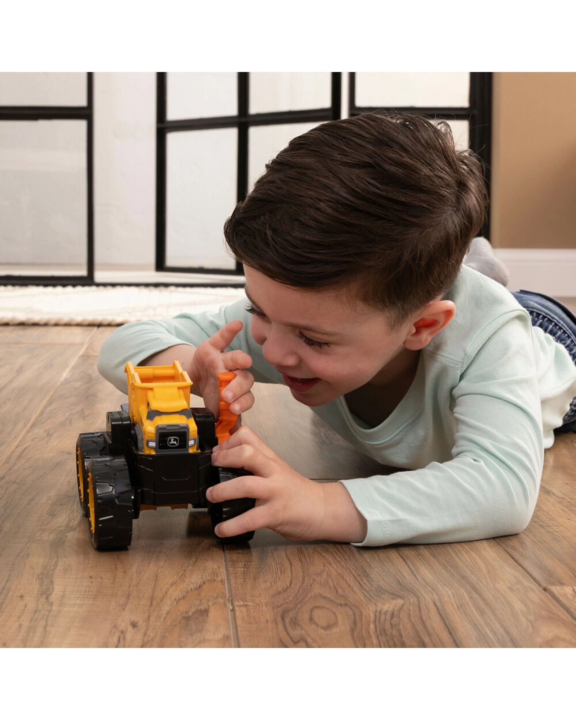 2 John Deere Monster Treads 2 in1 Flipping Vehicle Toy Kids - Yellow, 2 of 6