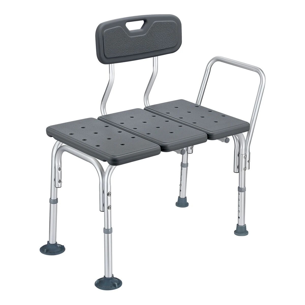 1 LUXSUITE Shower Chair Bath Seat Armrest Backrest Adjustable Bathtub Medical Transfer Bench Bathroom Elderly Disability, 1 of 4
