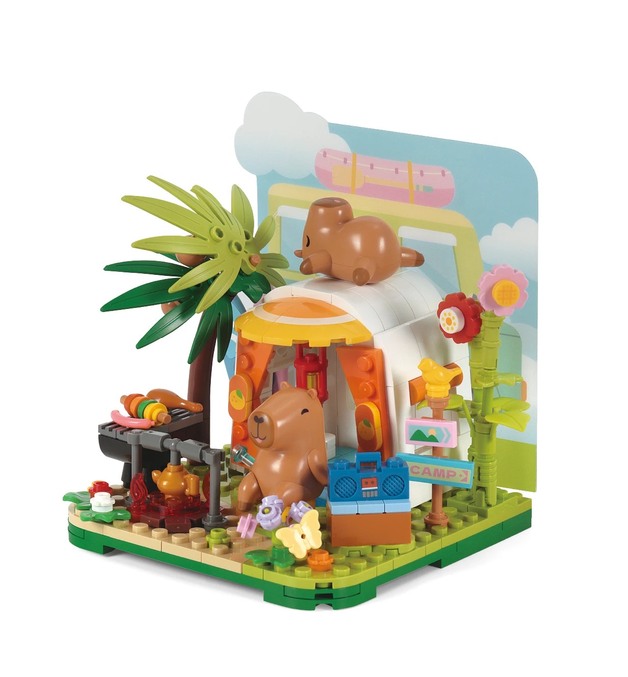 3 Mini Blocks Animal Series: Capybara - Assorted, 3 of 5