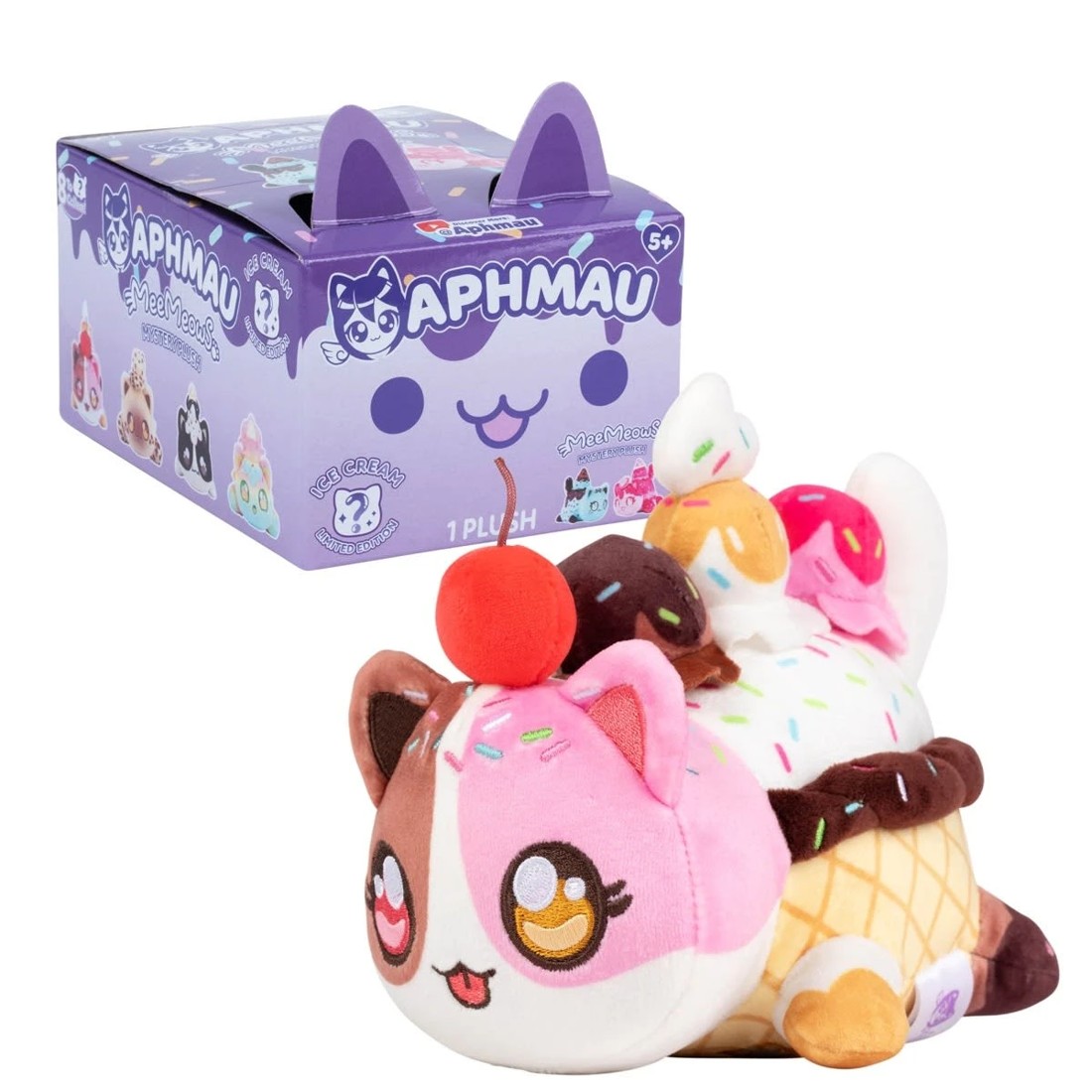 3 15cm Aphmau MeeMeows Mystery Plush: Ice Cream - Assorted, 3 of 10