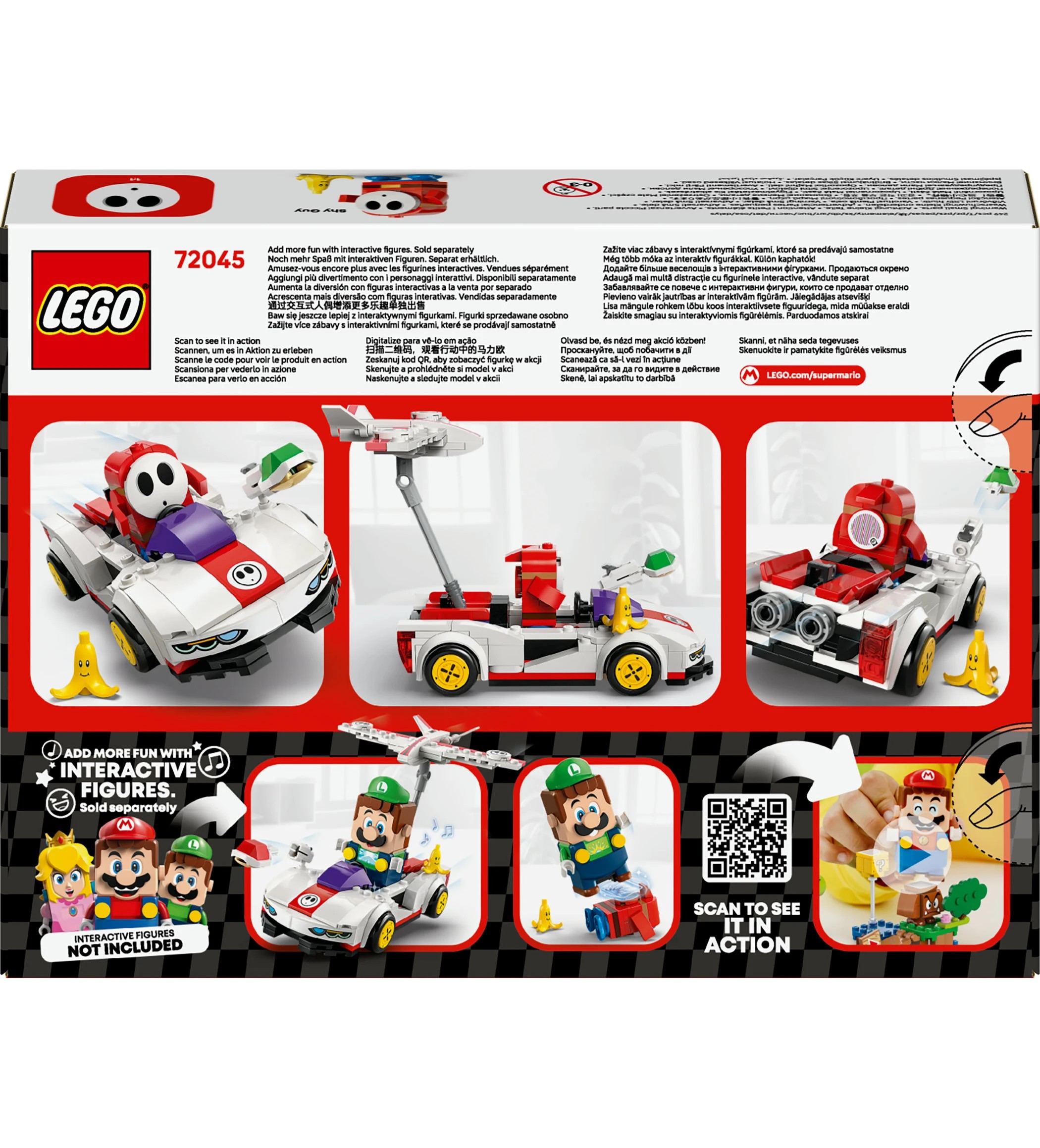 8 LEGO Super Mario: Mario Kart - Shy Guy & P-Wing 72045, 8 of 8