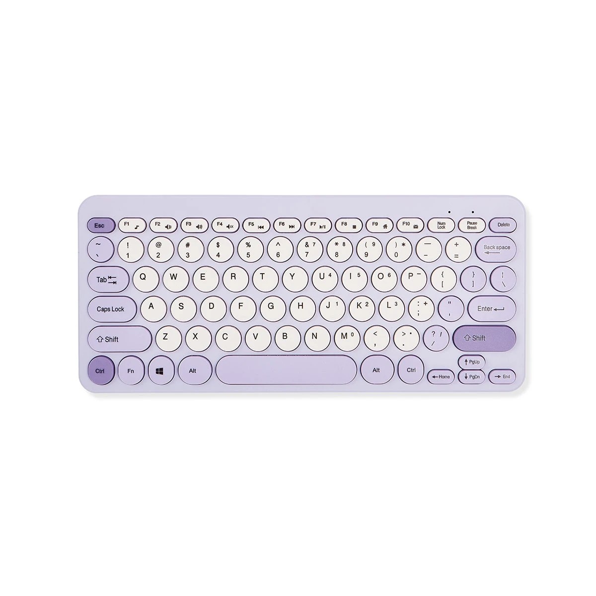 6 Wireless Keyboard and Mouse - Lavendar, 6 of 9