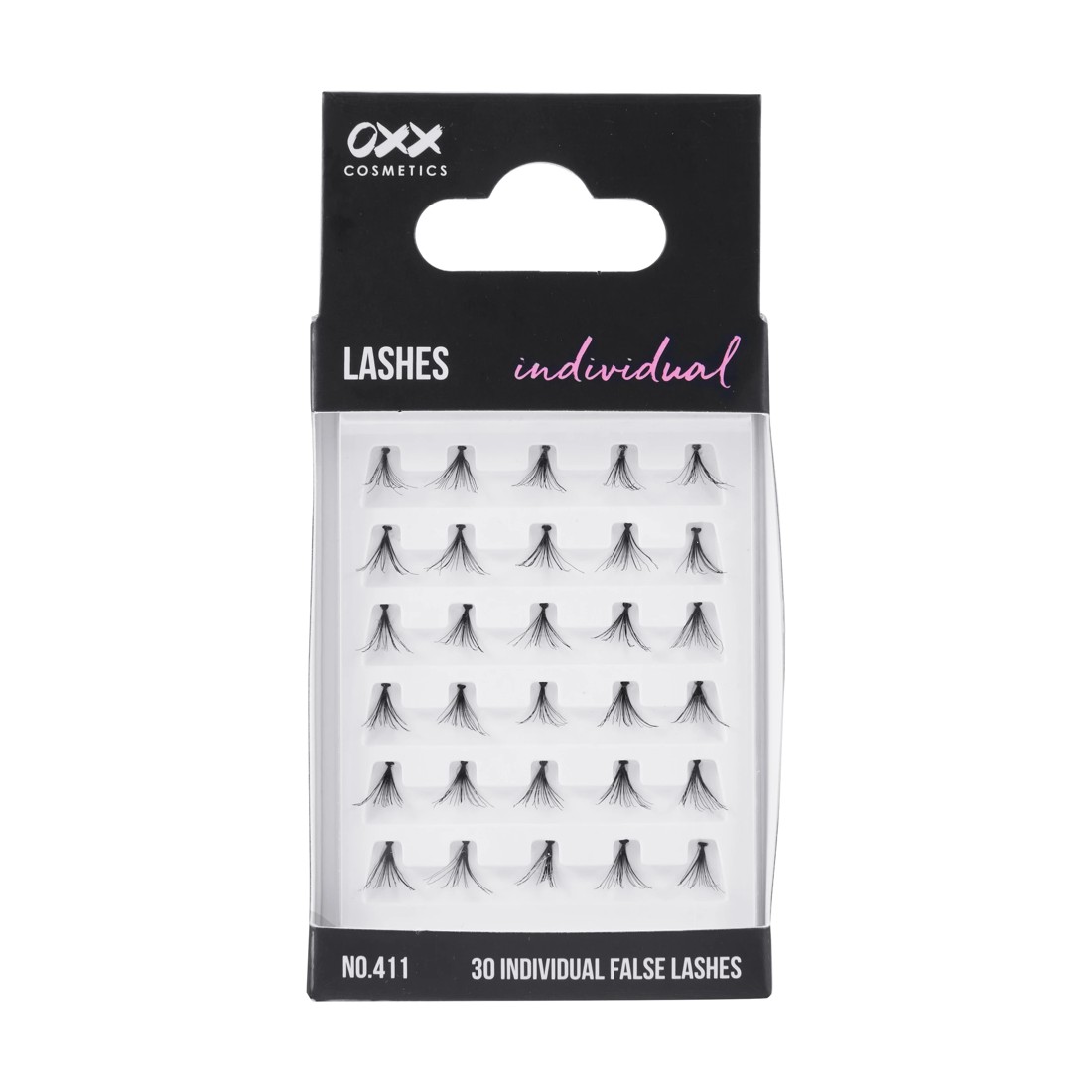 1 OXX Cosmetics 30 Pack Individual False Lashes - No. 411, 1 of 5