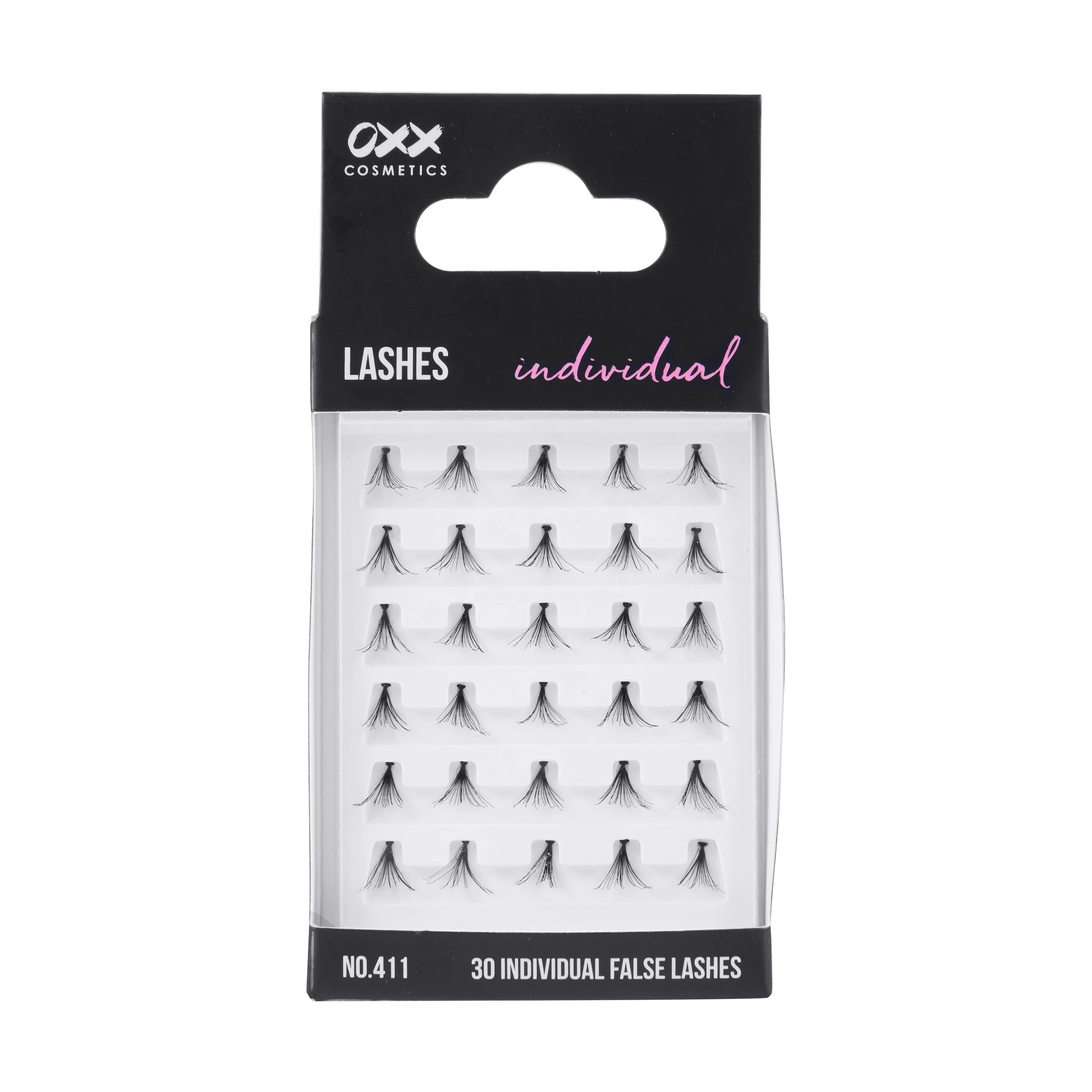 1 OXX Cosmetics 30 Pack Individual False Lashes - No. 411, 1 of 5
