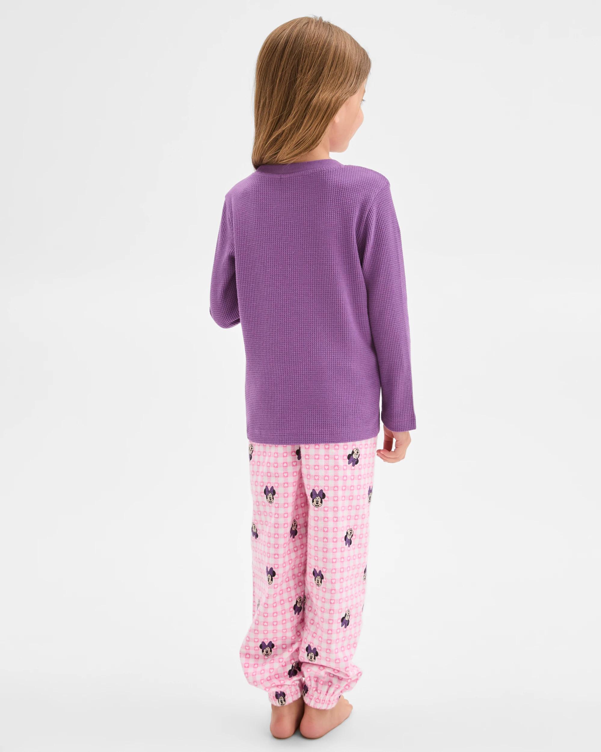 3 Disney Minnie Mouse Australian Cotton Younger Girls Pyjama Set MINNIE, 3 of 8