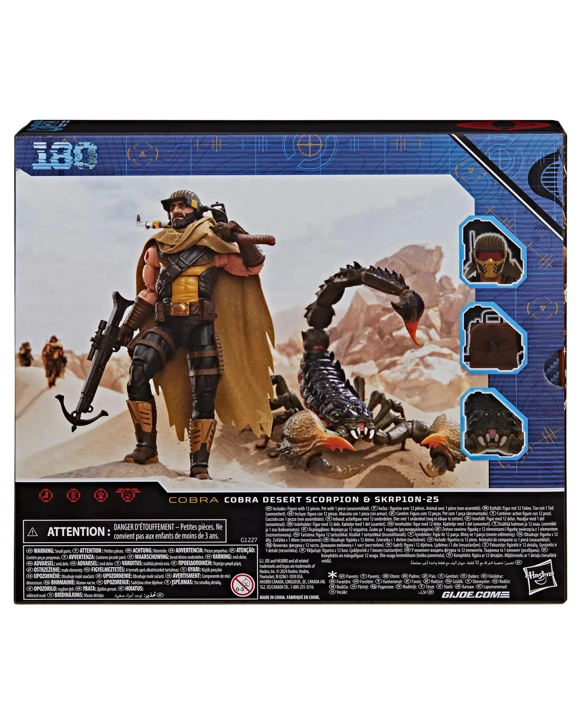 2 G.I. Joe Classified Series: #180 Cobra Desert Scorpion and SKRP10N-25 Action Figure, 2 of 10