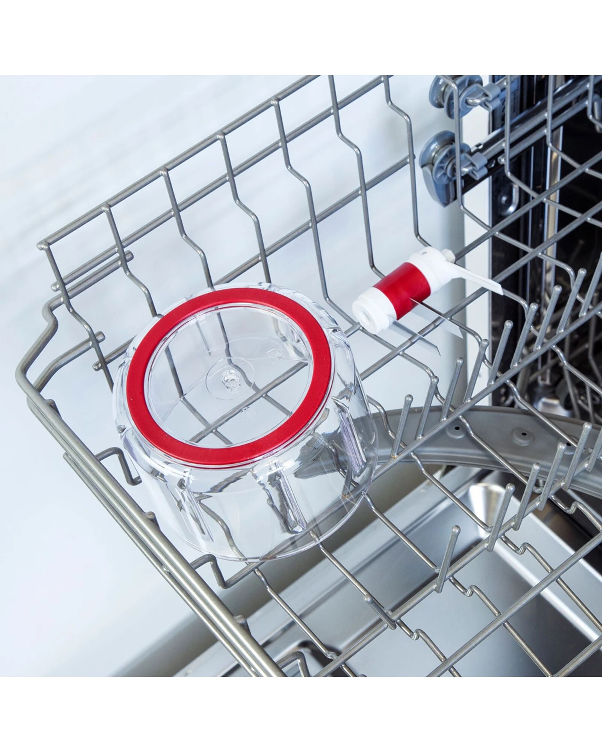 6 Zyliss Easy Pull Manual Food Processor 750ml Stainless Steel Blades - White, 6 of 6