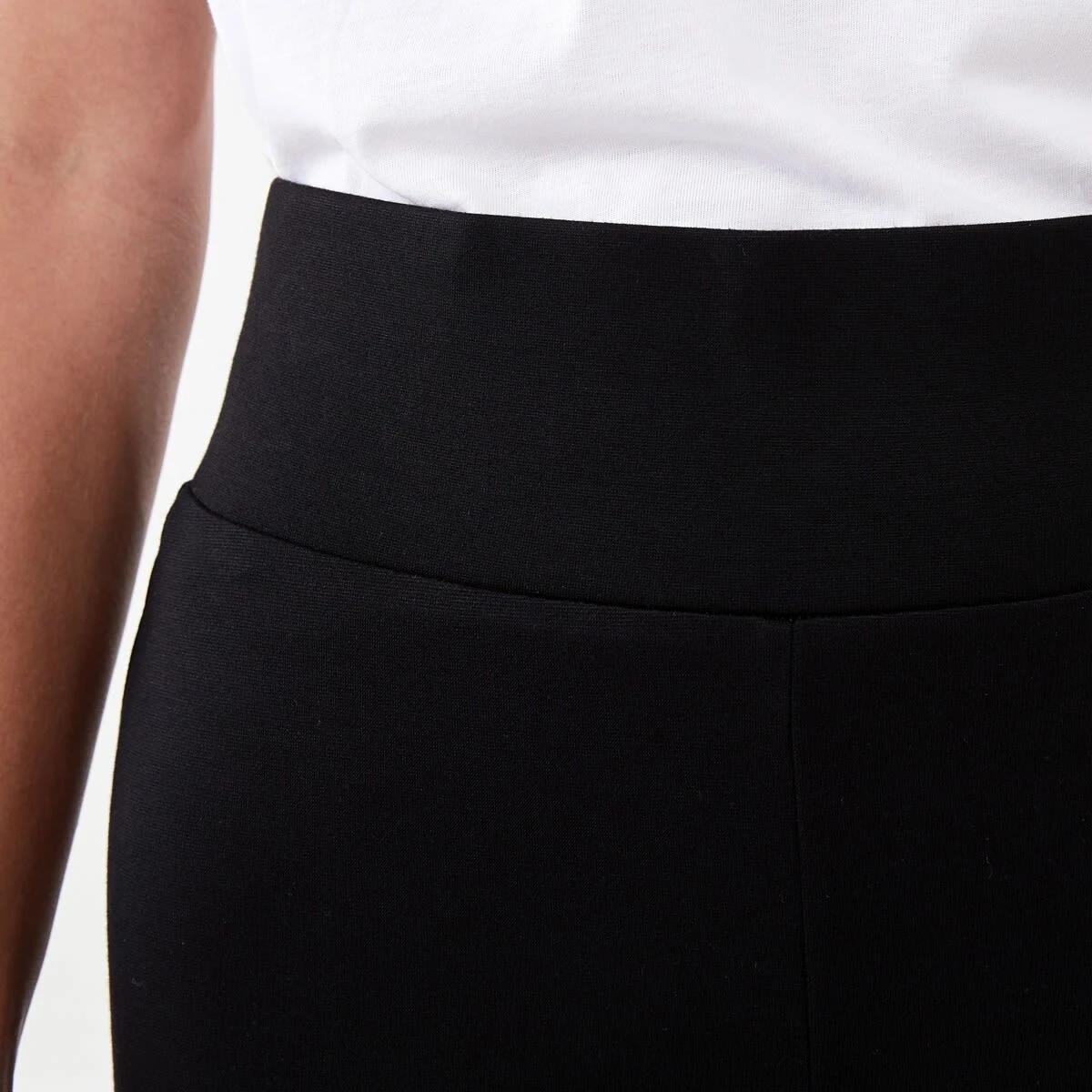 4 Split Hem Leggings Black, 4 of 5