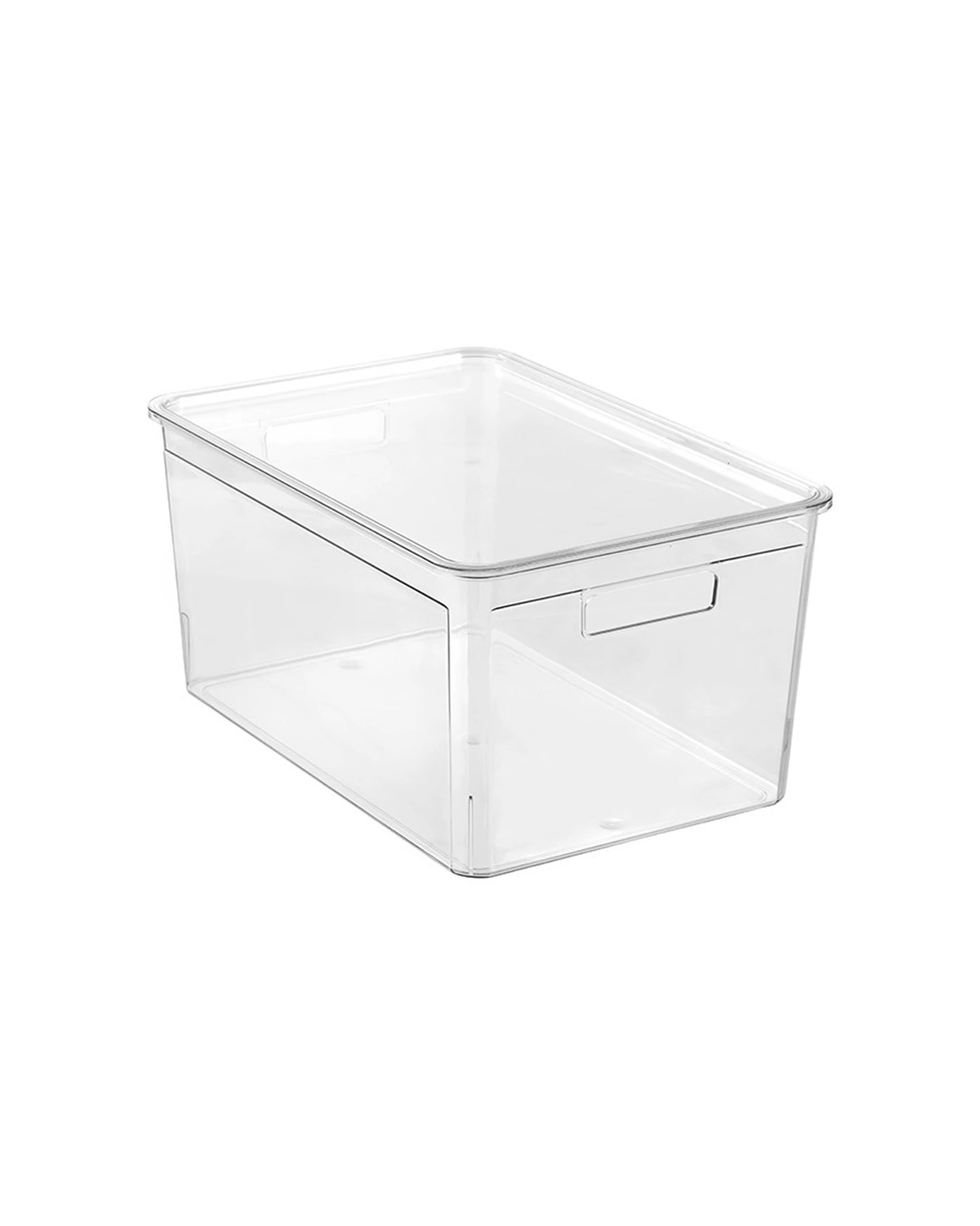 5 Boxsweden Crystal Stackable Lidded Organisation Storage Box 20L - Clear, 5 of 9