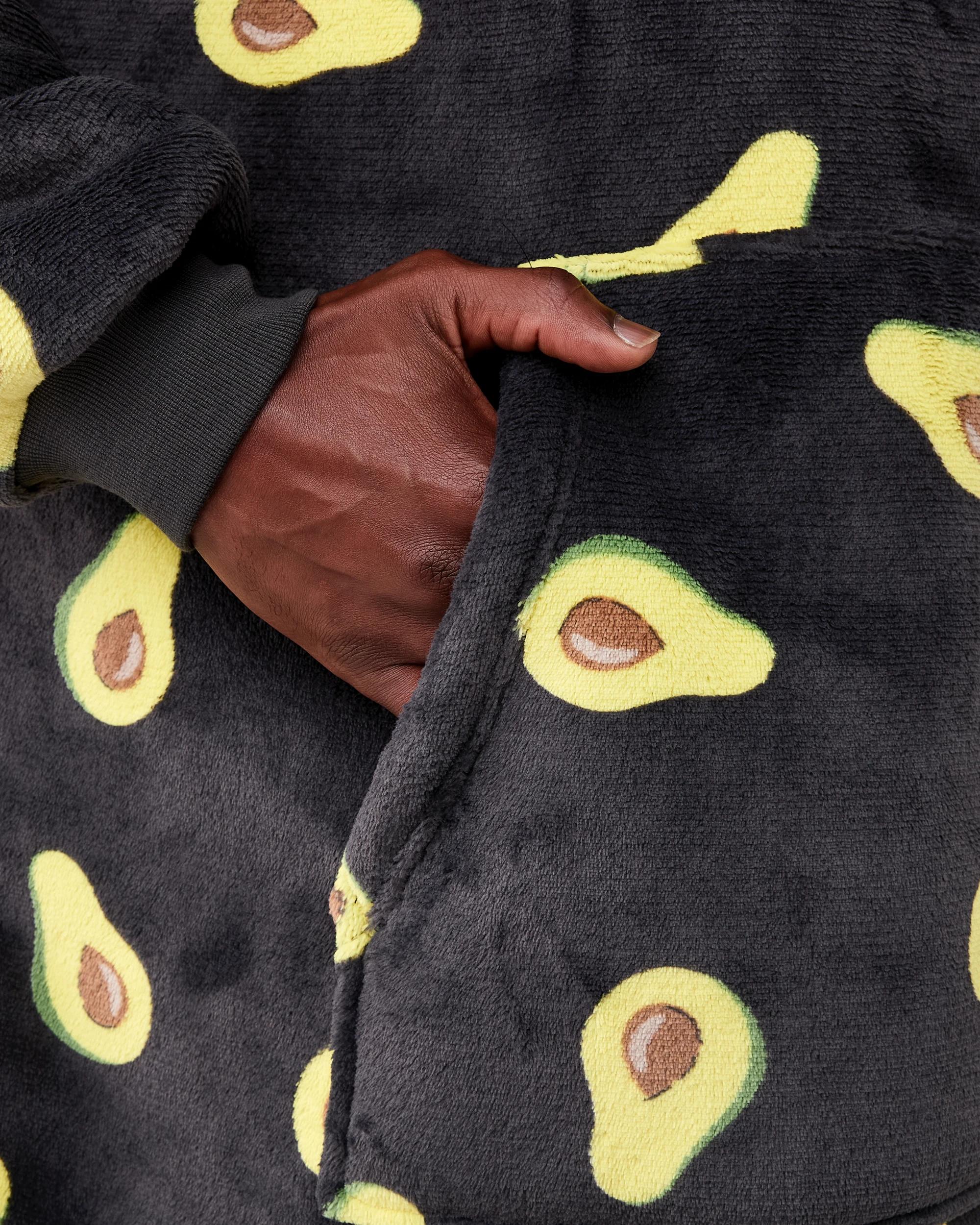 6 Print Pullover Gown Gry Avo La, 6 of 7