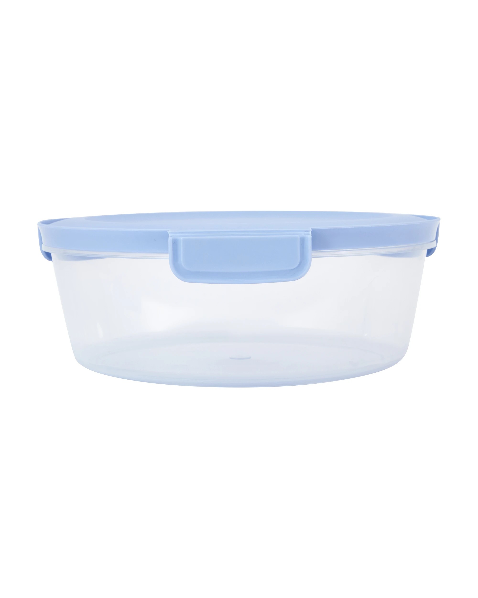 3 Set of 5 Round Food Storage Containers - Blue, 3 of 5