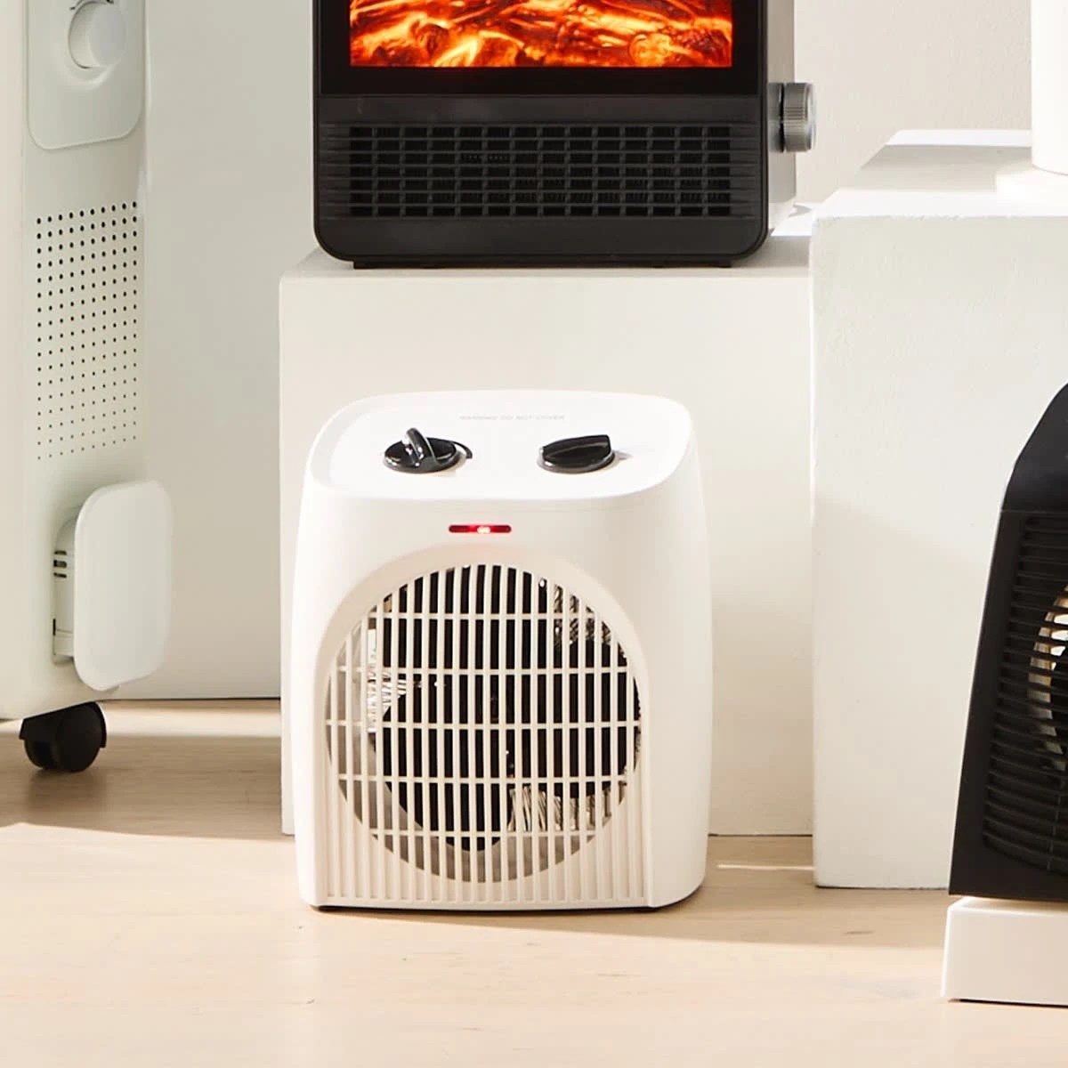 10 Fan Heater - Black and White, 10 of 10