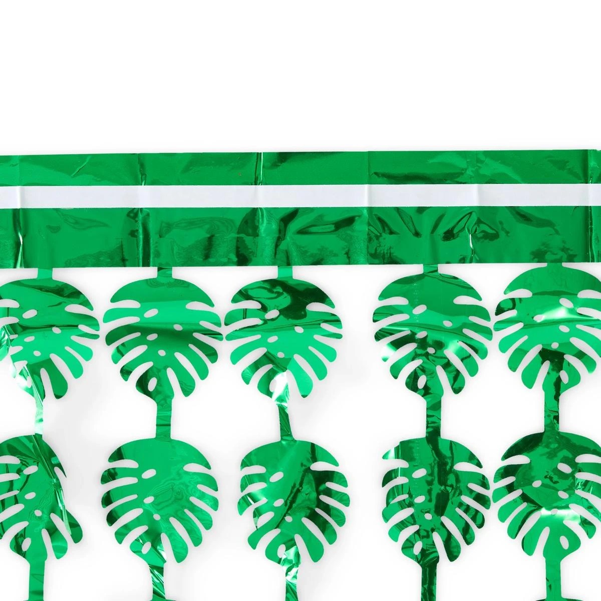5 Green Leaf Foil Curtain, 5 of 6