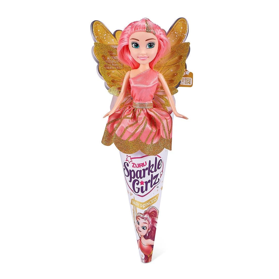 9 Sparkle Girlz Fairy Cone Doll by ZURU - Assorted* - Pink, 9 of 10