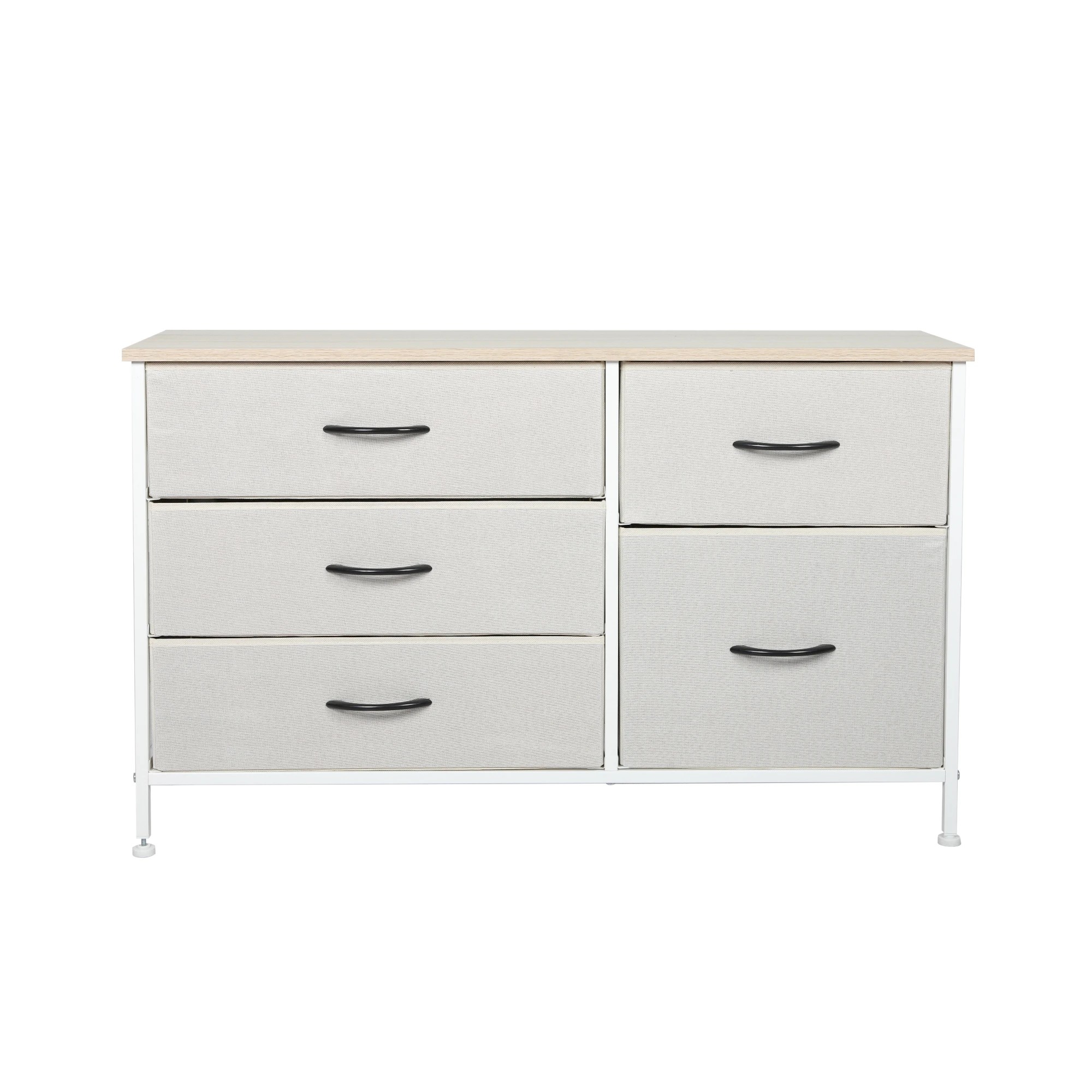 7 Levede 5 Drawer Chest Of Drawers - Beige, 7 of 7