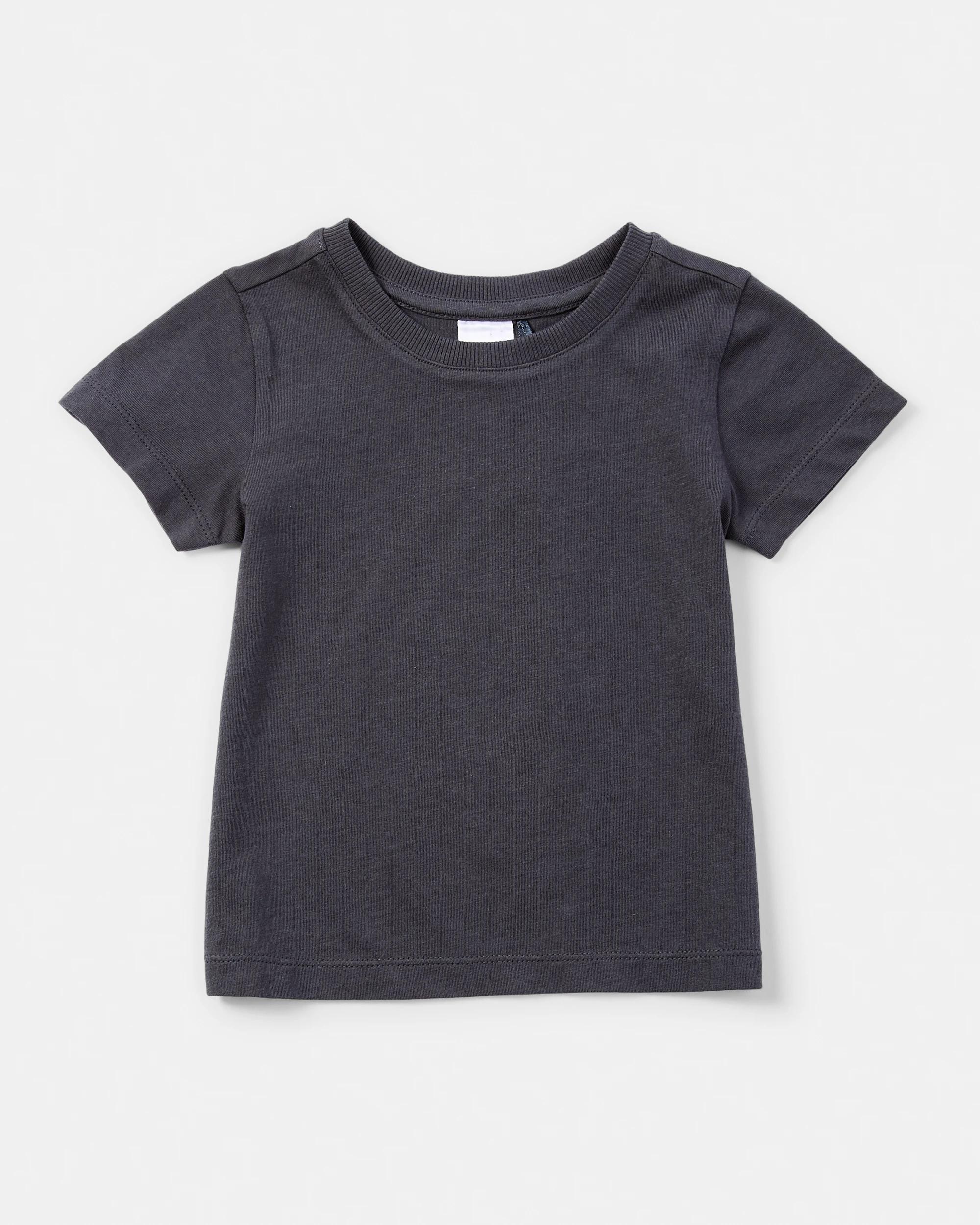 4 Short Sleeve Dungaree Set Blk Strp, 4 of 6