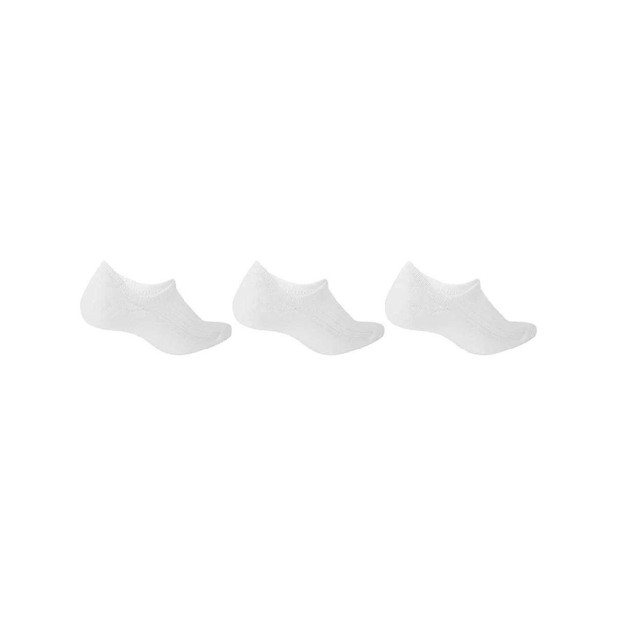 2 3 Pack Bamboo Sneaker Socks WHITE, 2 of 3