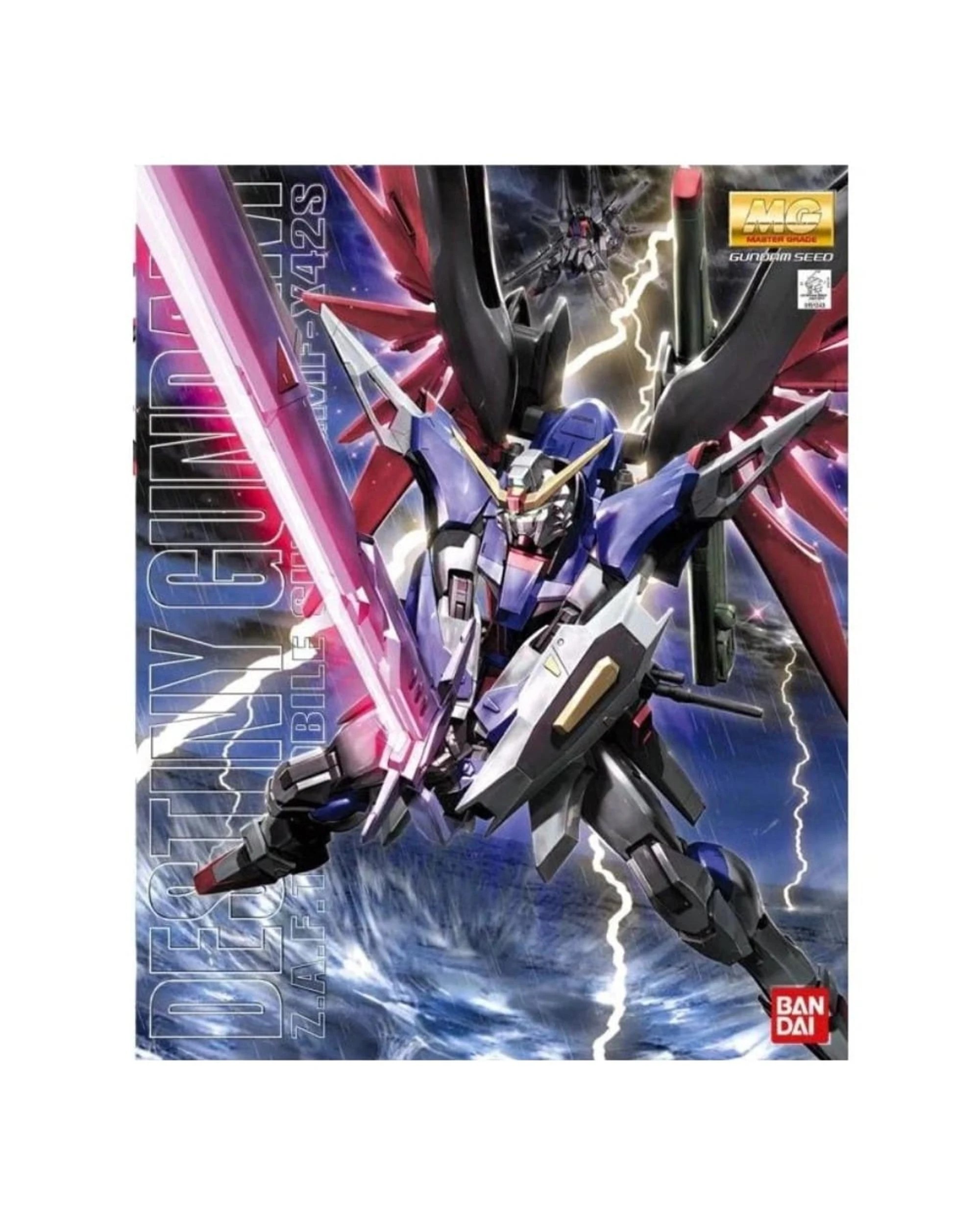 4 Bandai Master Grade Gundam: Destiny Gundam 1/100 Scale Model Kit, 4 of 4