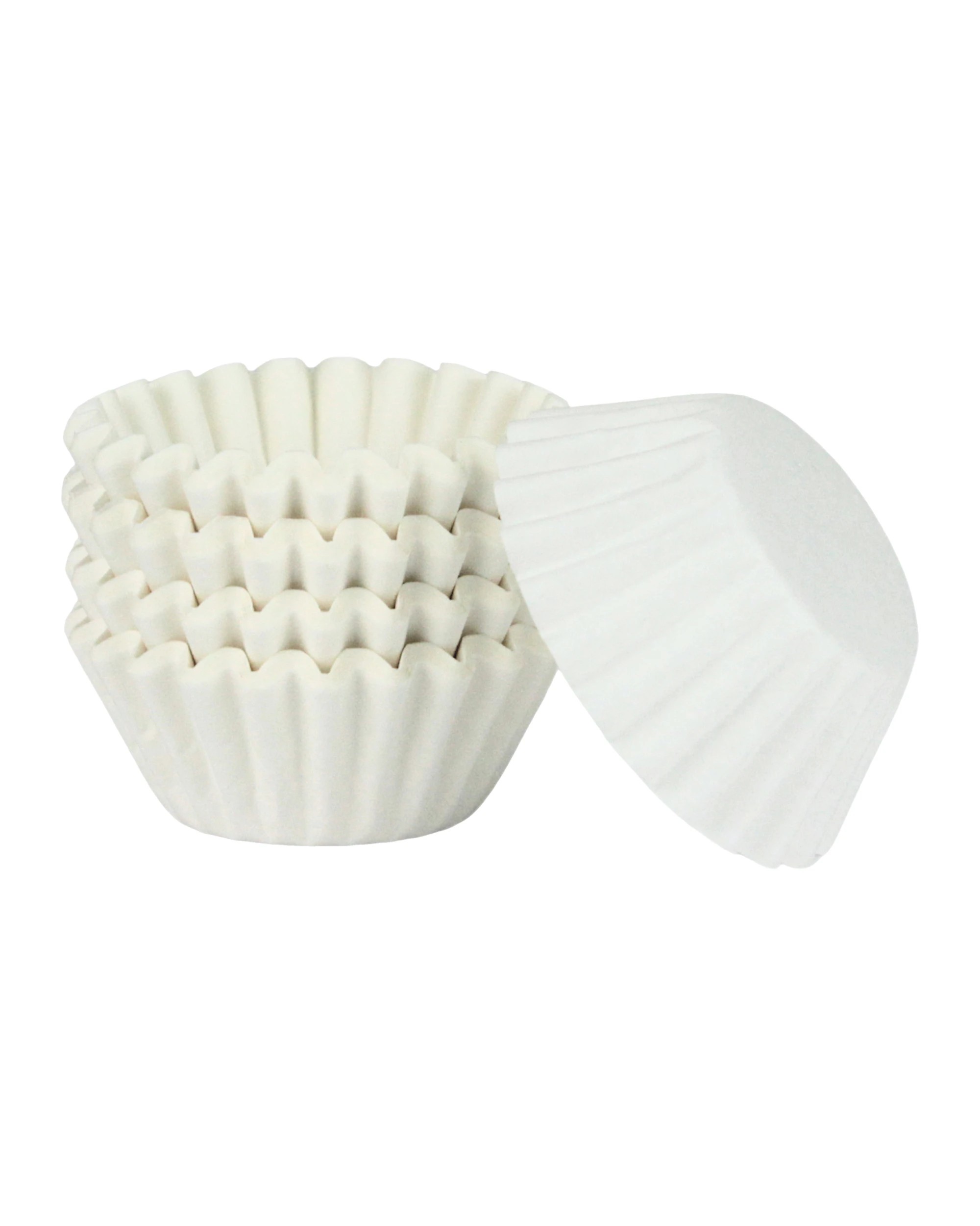1 Alpen Mini Baking Cups 30mm Pack of 100 - White, 1 of 3