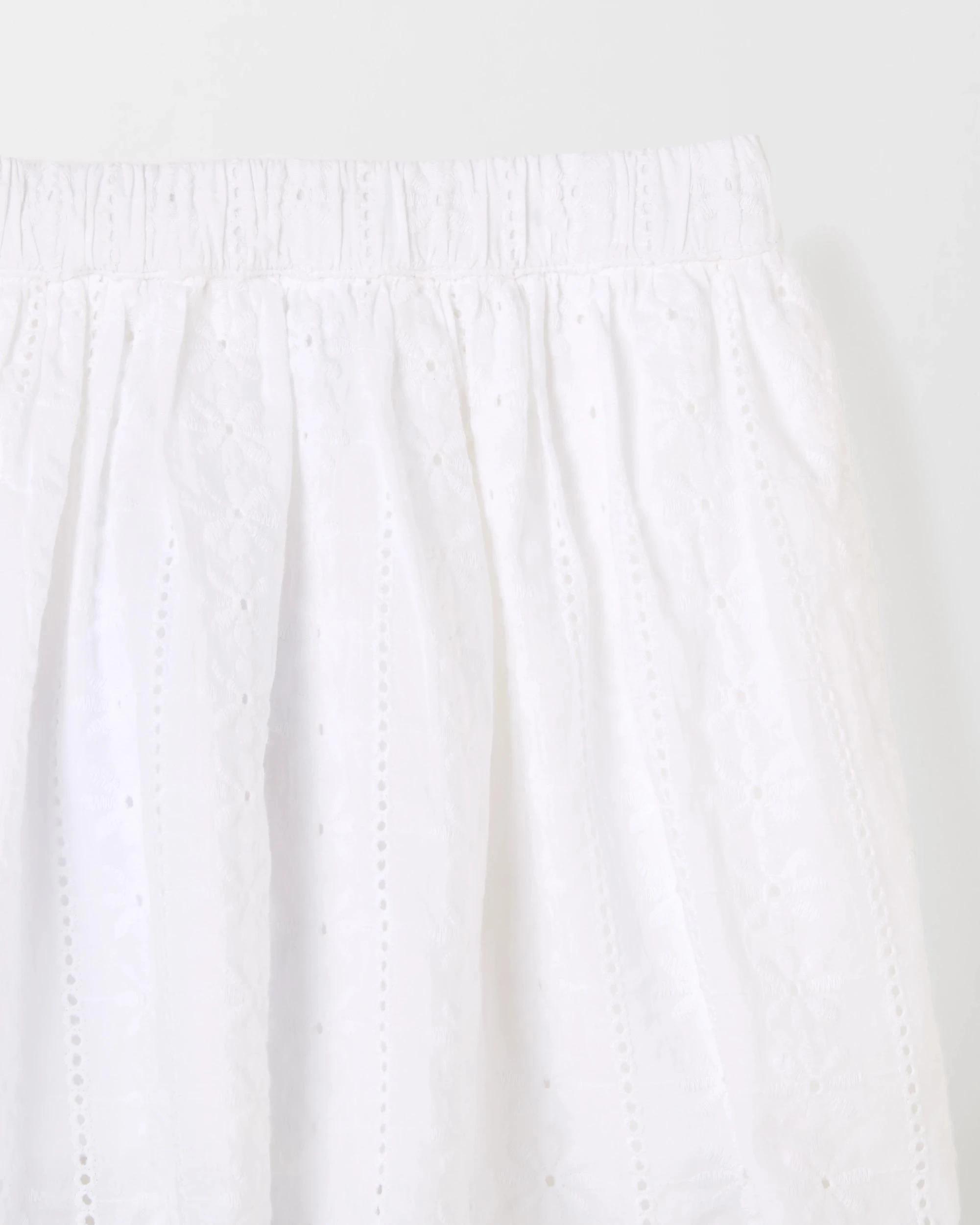 5 Target Australian Cotton Broderie Skirt CREAM, 5 of 6
