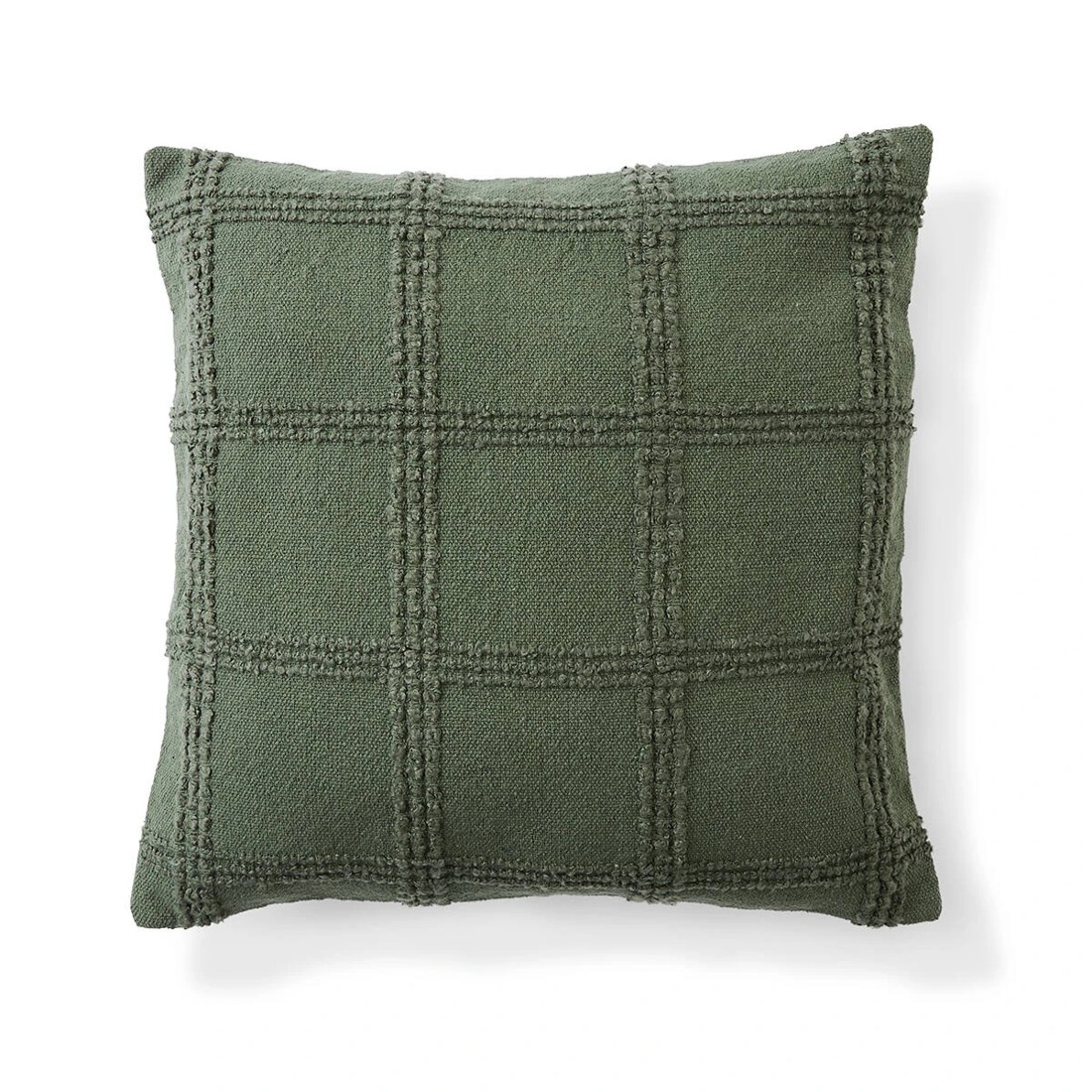 3 50cm Grid Cushion Cover - Forest, 3 of 9