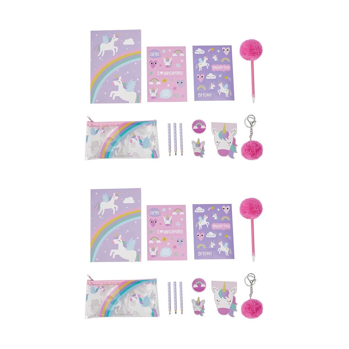 3 12 Piece Stationery Handbag Set - Unicorn, Assorted, 3 of 10
