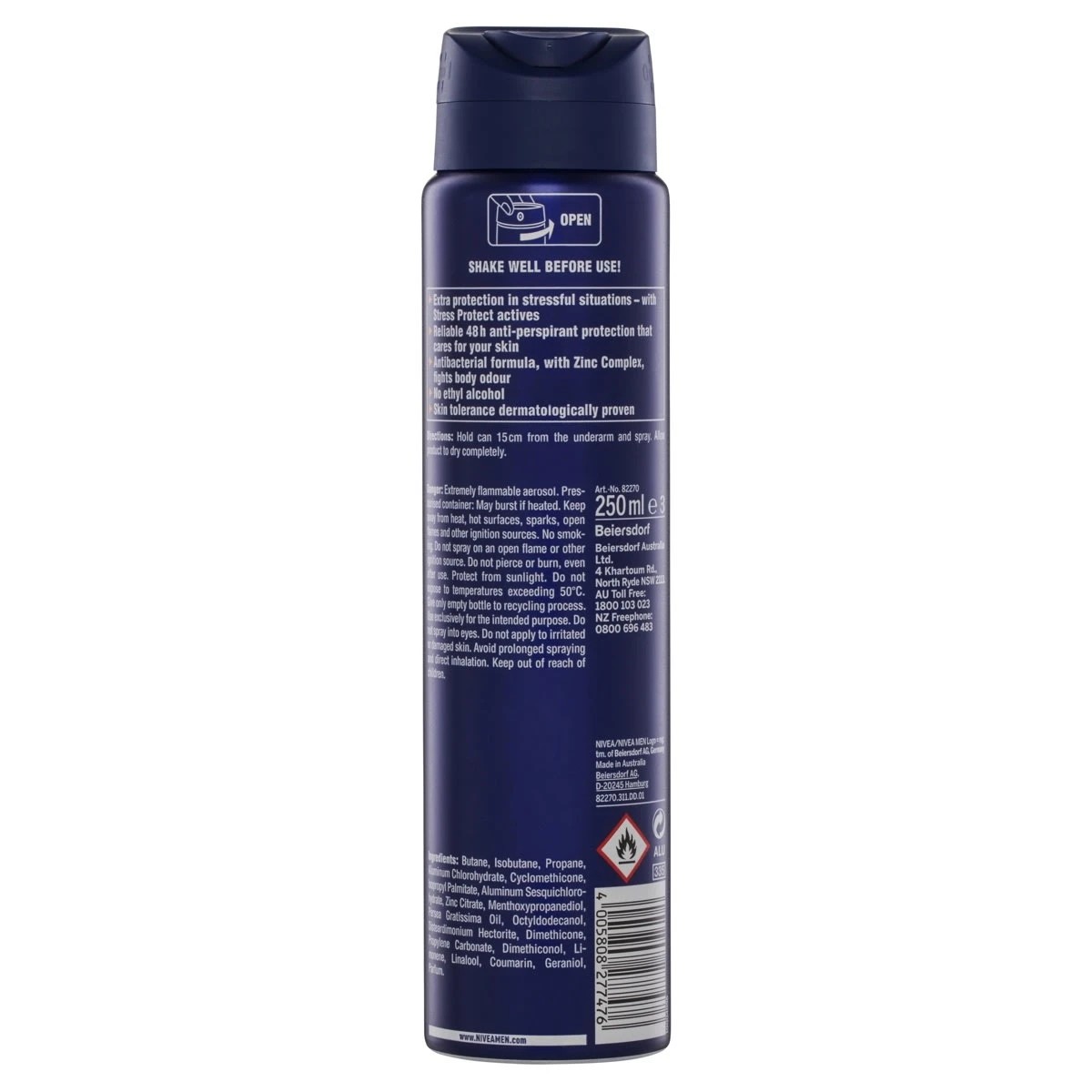 2 Nivea Men Stress Protect Anti-Perspirant Aerosol, 2 of 7
