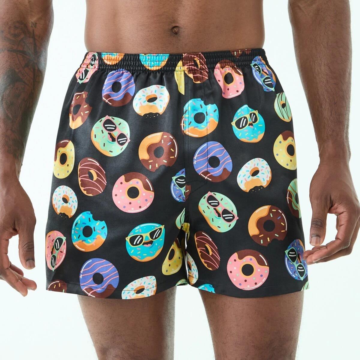 3 2 Pack Satin Boxers FUN DONUTS, 3 of 6