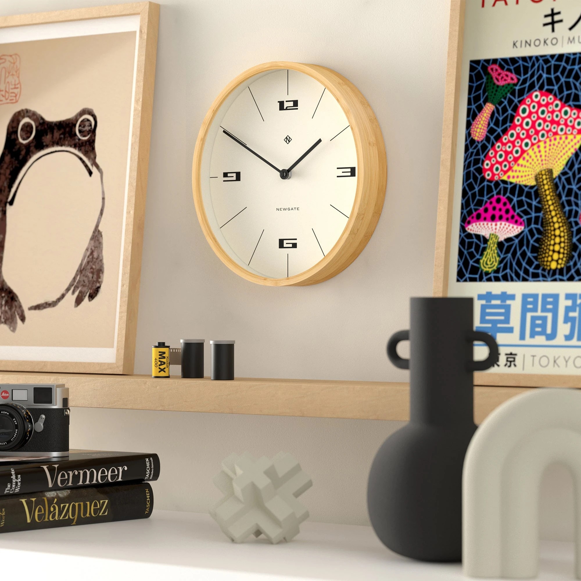 4 Newgate Bali Wall Clock - Beige, 4 of 4