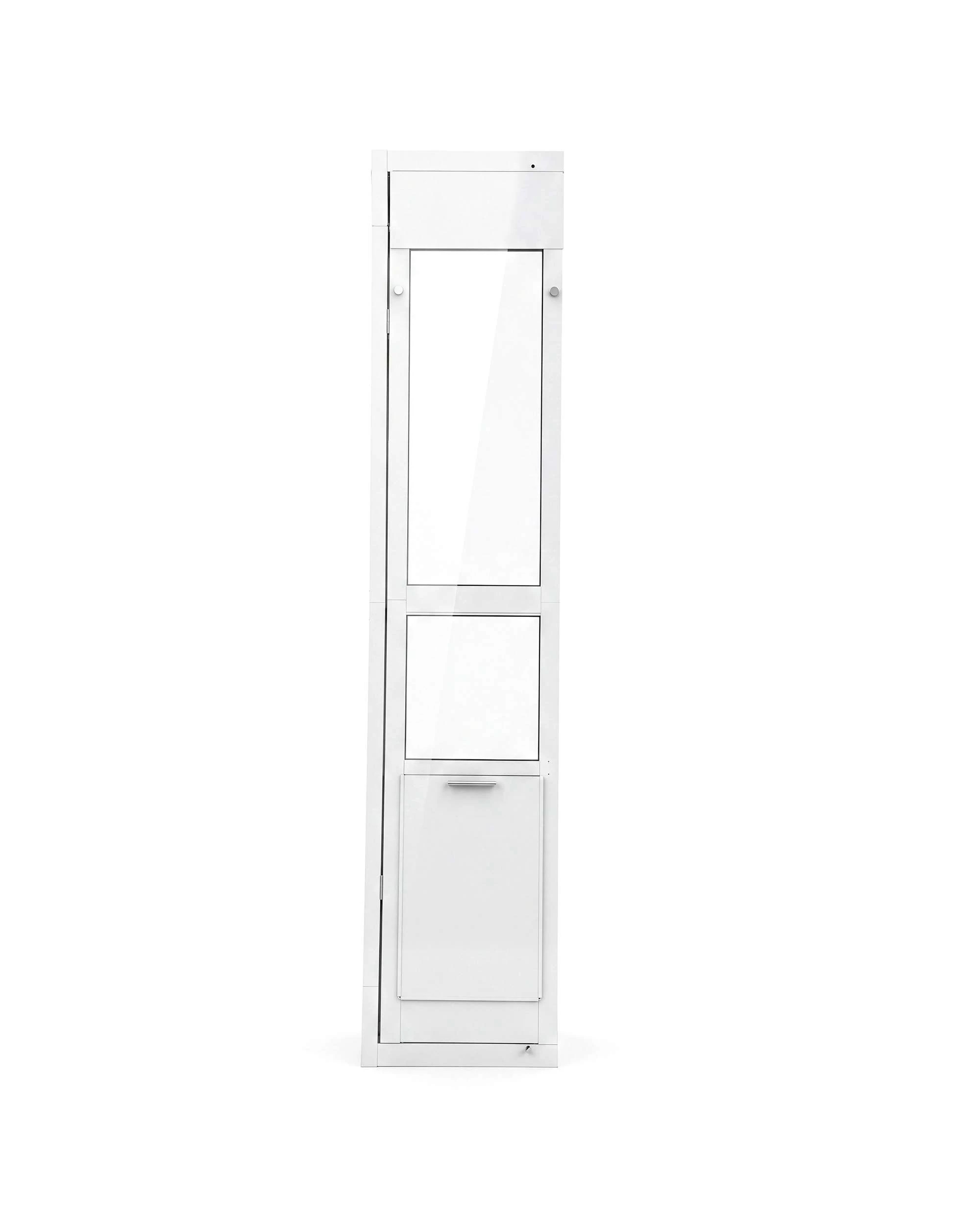 5 Advwin Aluminum Pet Door Insert for Sliding Glass Patio Door, Adjustable Height Lockable, 5 of 9