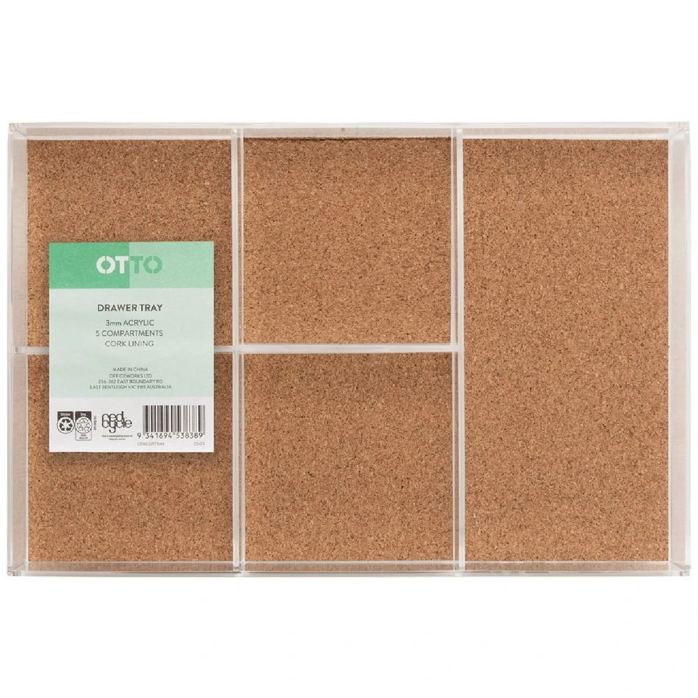 1 Otto Acrylic Cork Tray, 1 of 5