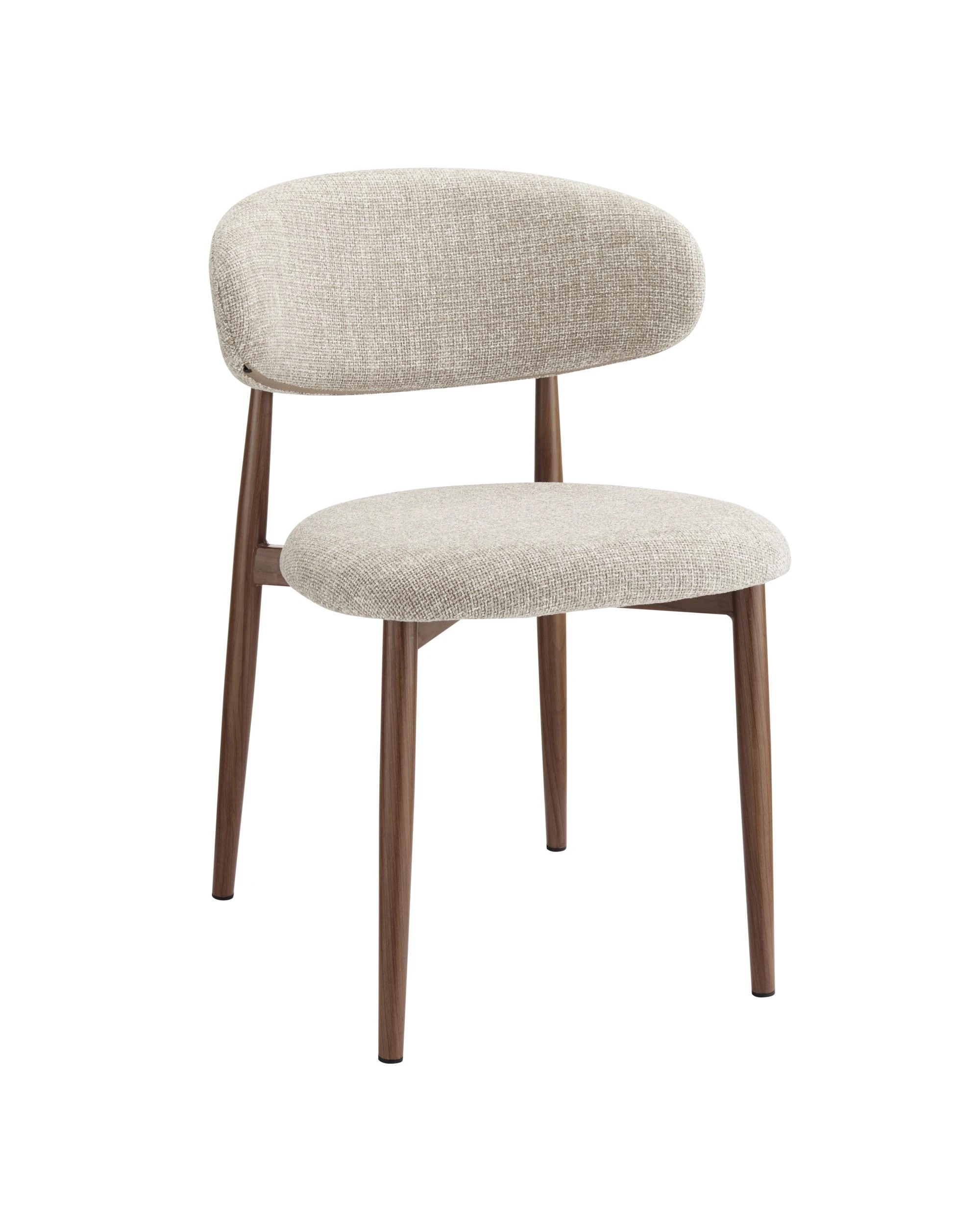 3 Kodu Dining Chairs Pair (Set of 2) - Beige, 3 of 9
