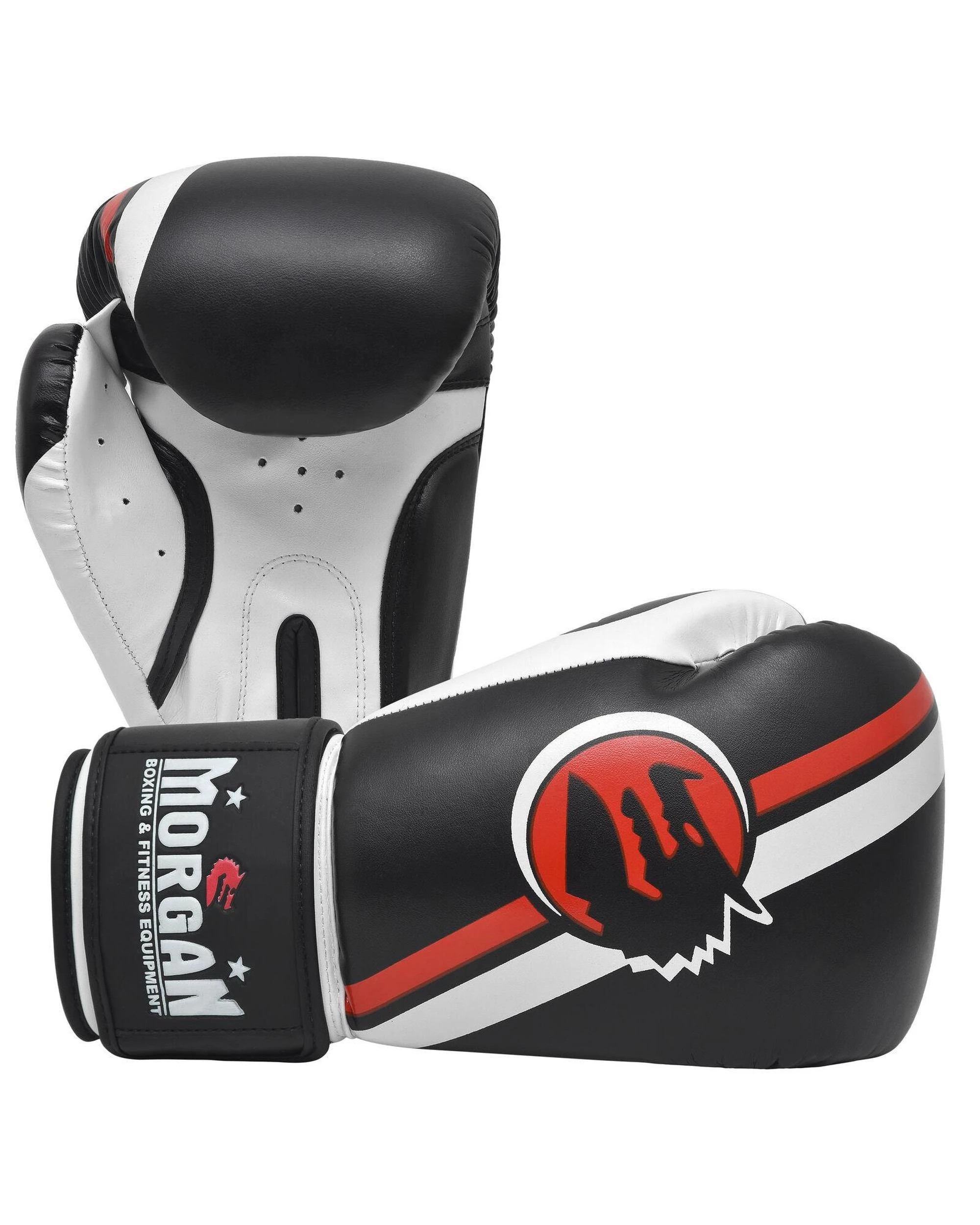 4 Morgan Sports Classic Boxing Gloves 12oz - Black, 4 of 5
