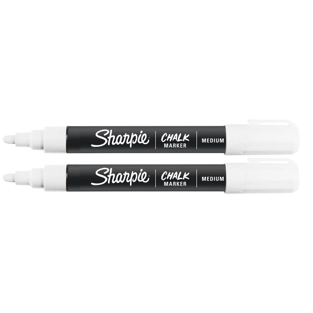 2 Sharpie Wet Erase Chalk Marker White 2 Pack, 2 of 7
