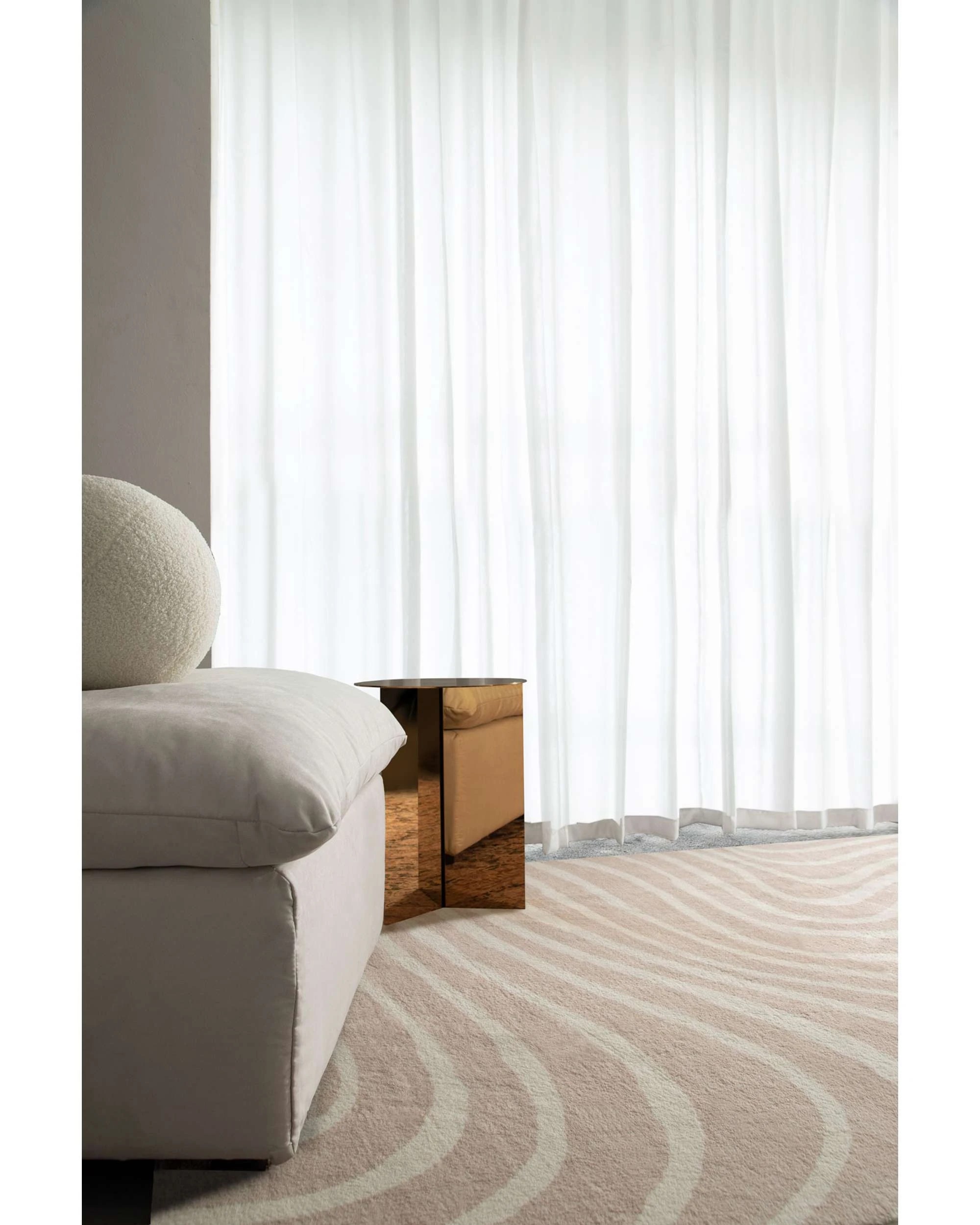 7 Loopsie Glis Lines Washable Rug-400cm x 300cm - Beige, 7 of 7