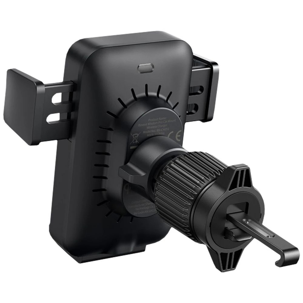 4 Baseus Wisdom Pro 15W QI Wireless Charger Car Mount Black, 4 of 8