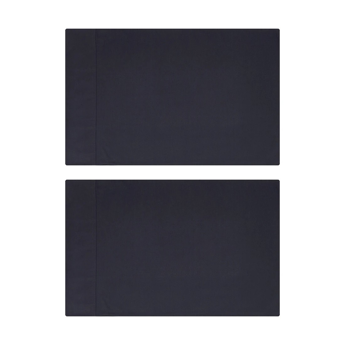 2 2 Pack 500 Thread Count Australian Grown Cotton Standard Pillowcases - Anthracite, 2 of 5